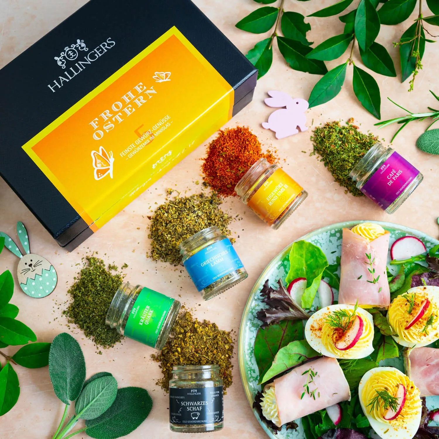 GEWÜRZ SET IN DER GESCHENKBOX - 5 Gewürze aus aller Welt als exklusive Gourmet-Selektion, stilvoll verpackt in einer hochwertigen Geschenkbox mit Rezept-Booklet. Die besondere Geschenkidee für Feinschmecker, Hobbyköche & Genussmomente