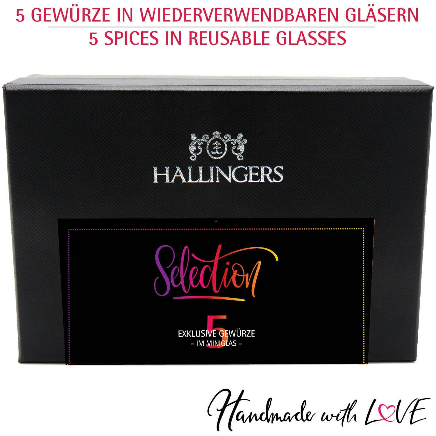 Selection - Gewürz-Set, 5er Geschenkbox & Booklet