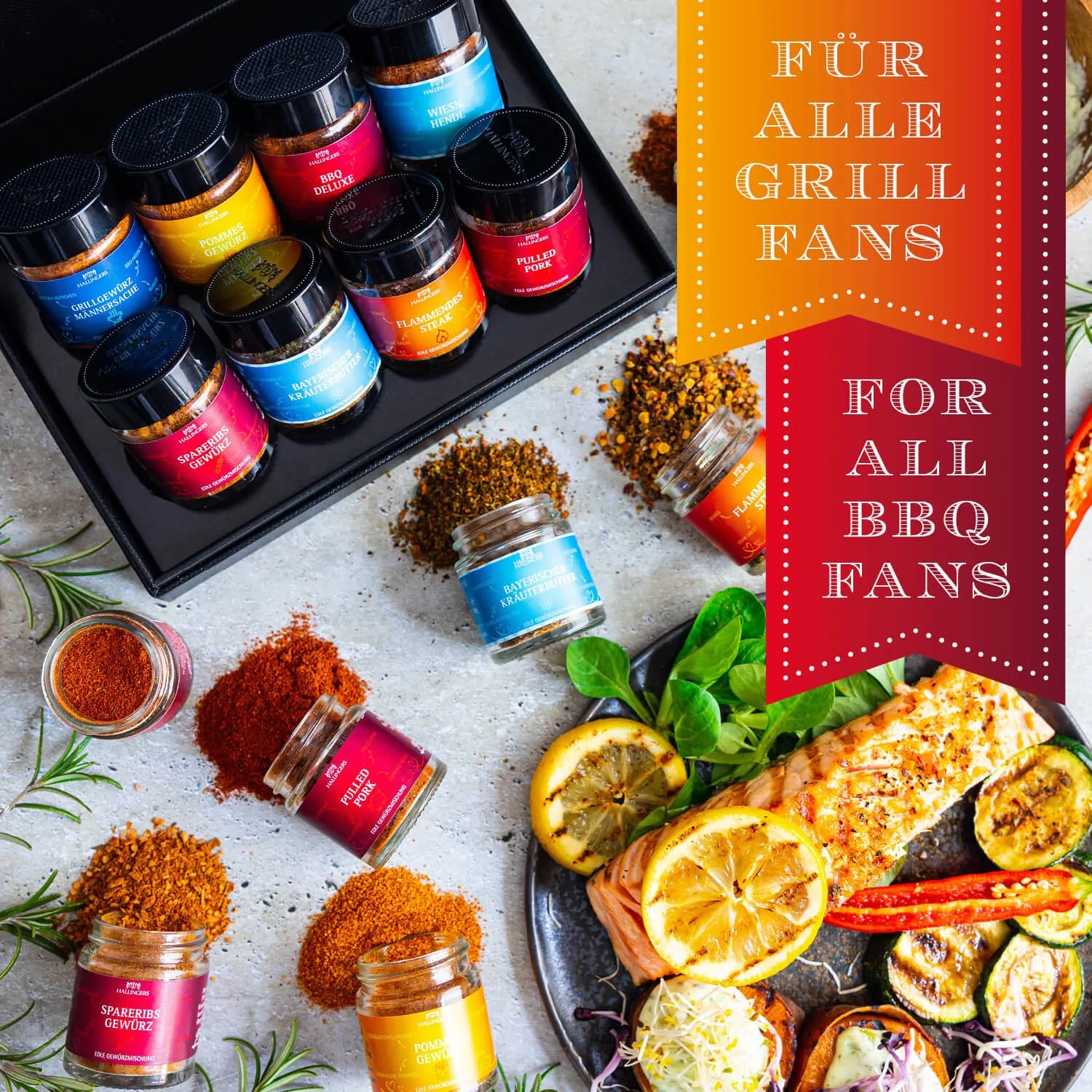 GESCHMACK AUS ALLER WELT - Edition \Grillmeister\: Während andere auf Masse und möglichst viele Sorten setzen, überzeugt echter Gewürzgenuss durch sorgfältig ausgewählte Mischungen mit Tiefe, Charakter und Wiedererkennungswert