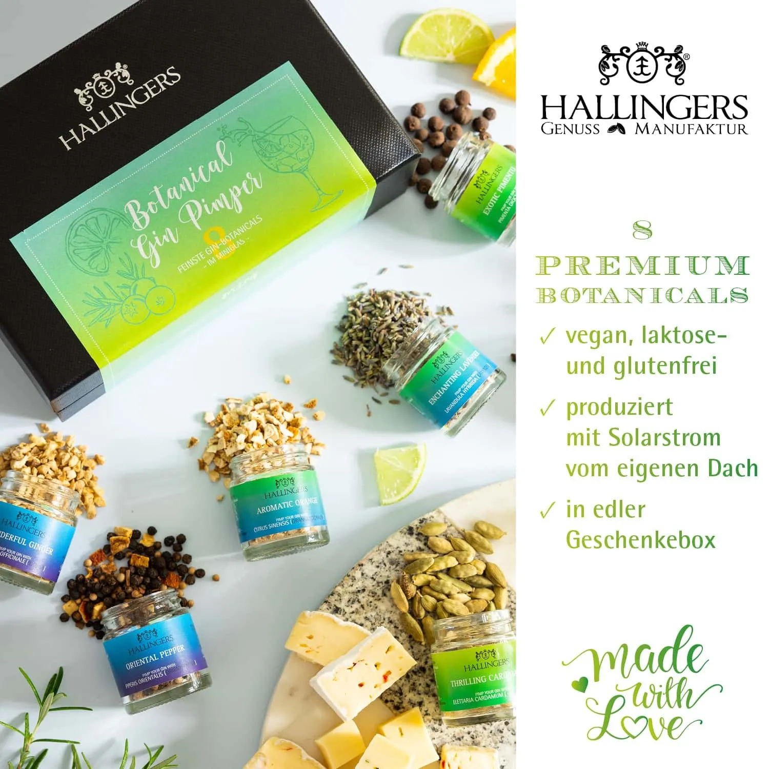 GEWÜRZ SET IN DER GESCHENKBOX - 8 Gewürze aus aller Welt als exklusive Gourmet-Selektion, stilvoll verpackt in einer hochwertigen Geschenkbox mit Rezept-Booklet. Die besondere Geschenkidee für Feinschmecker, Hobbyköche & Genussmomente