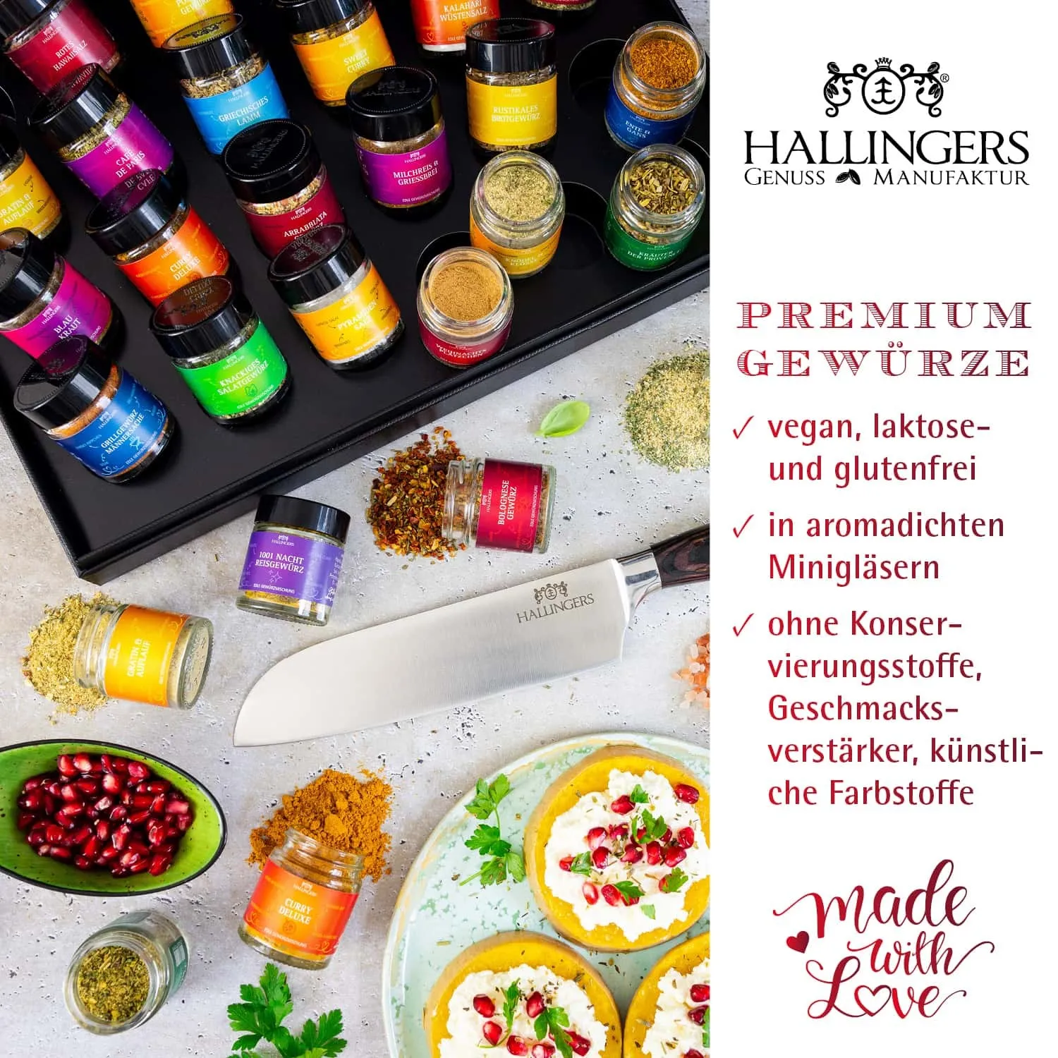 GESCHMACK AUS ALLER WELT - Edition \Deluxe Selektion 24 & Premium ...\: Während andere auf Masse und möglichst viele Sorten setzen, überzeugt echter Gewürzgenuss durch sorgfältig ausgewählte Mischungen mit Tiefe, Charakter und Wiedererkennungswert