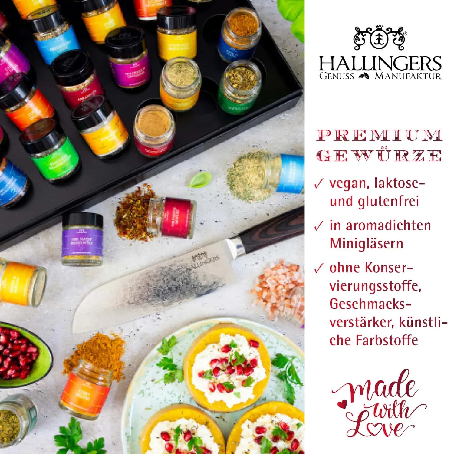 GESCHMACK AUS ALLER WELT - Edition \Deluxe Selektion 24 & Deluxe S...\: Während andere auf Masse und möglichst viele Sorten setzen, überzeugt echter Gewürzgenuss durch sorgfältig ausgewählte Mischungen mit Tiefe, Charakter und Wiedererkennungswert