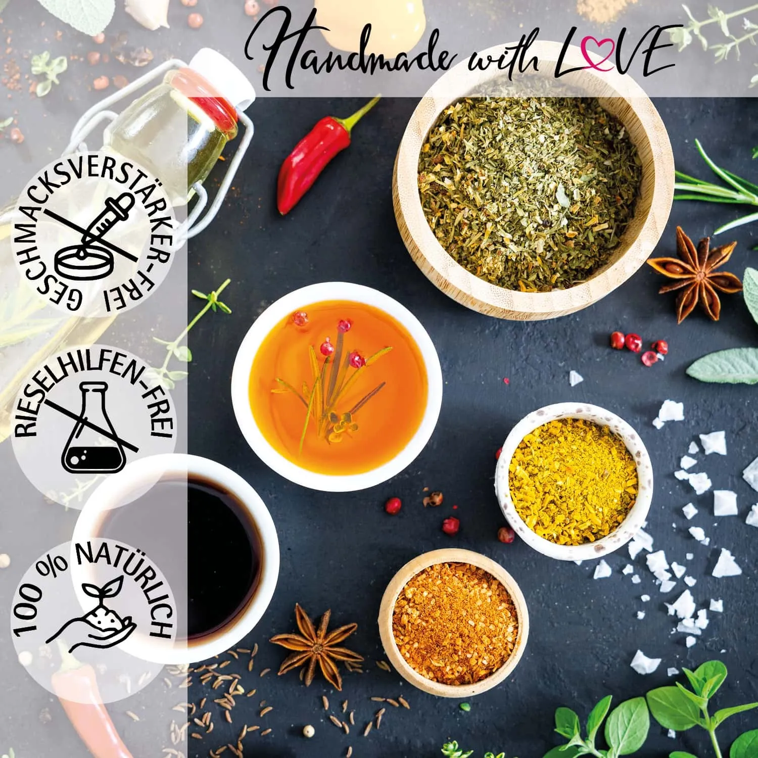 Entschuldigung - Gewürz-Set, 24er Geschenkbox & Booklet