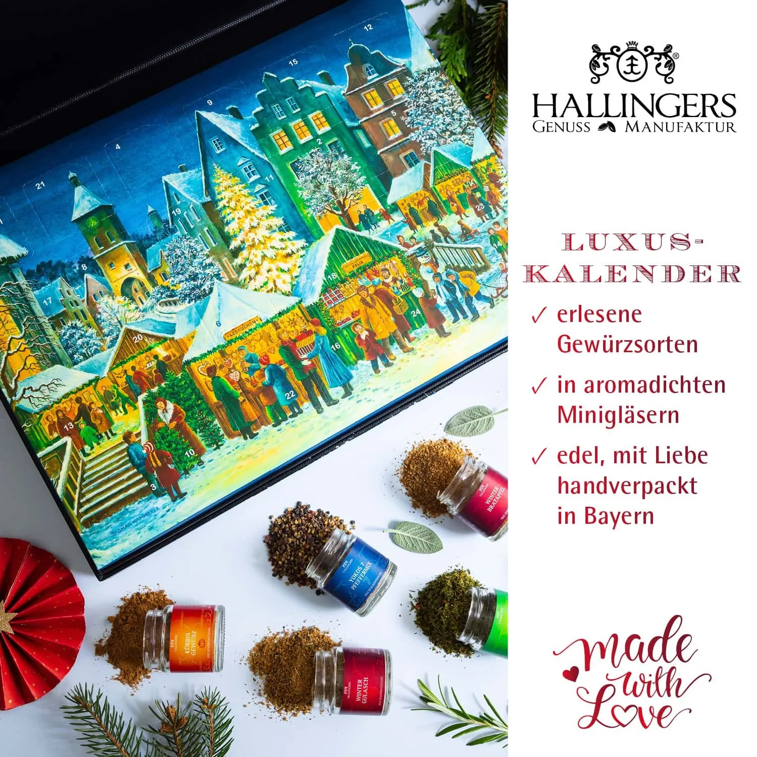 GESCHMACK AUS ALLER WELT - Edition \Markt im Advent special\: Während andere auf Masse und möglichst viele Sorten setzen, überzeugt echter Gewürzgenuss durch Charakter, Raffinesse & Wiedererkennungswert