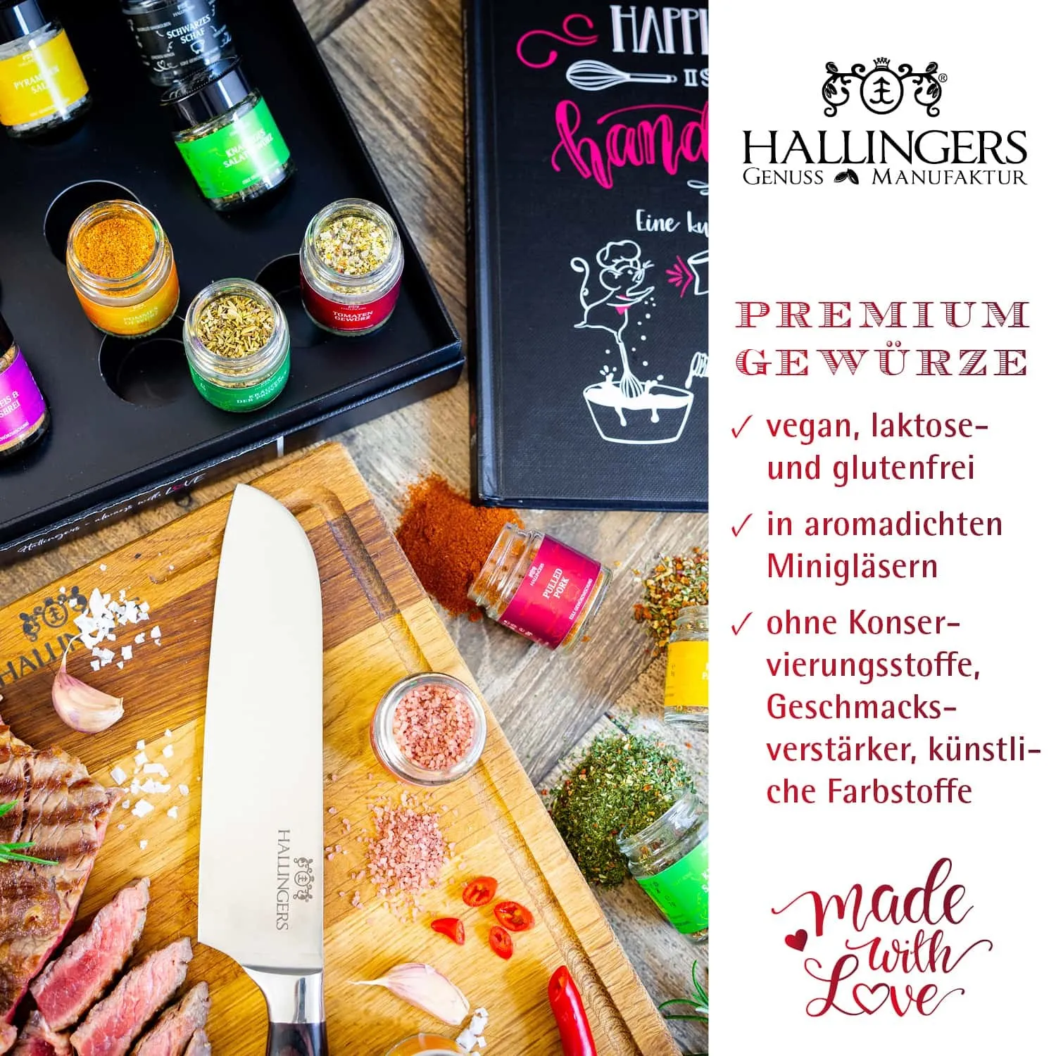 GESCHMACK AUS ALLER WELT - Edition \Klassisches Gewürz-Set & Premi...\: Während andere auf Masse und möglichst viele Sorten setzen, überzeugt echter Gewürzgenuss durch sorgfältig ausgewählte Mischungen mit Tiefe, Charakter und Wiedererkennungswert