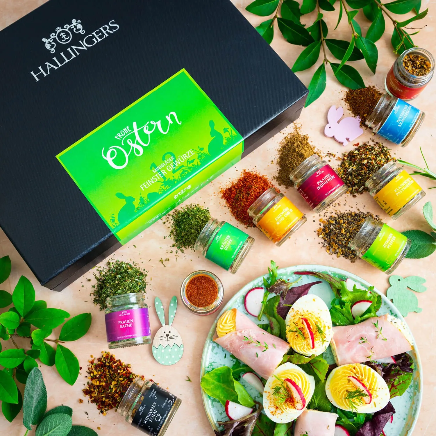 GEWÜRZ SET IN DER GESCHENKBOX - 12 Gewürze aus aller Welt als exklusive Gourmet-Selektion, stilvoll verpackt in einer hochwertigen Geschenkbox mit Rezept-Booklet. Die besondere Geschenkidee für Feinschmecker, Hobbyköche & Genussmomente