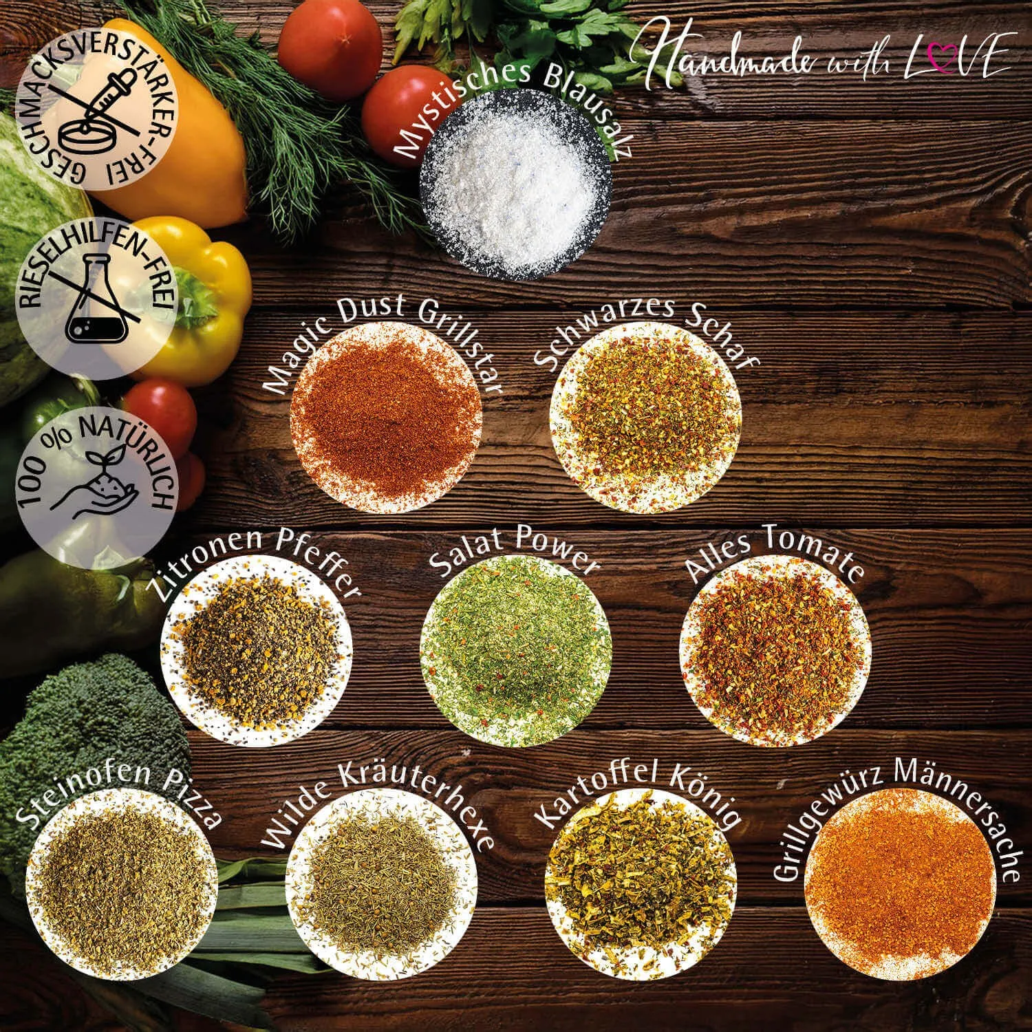 Best of Hallingers - Gewürz-Set, Probierset Aromadosen
