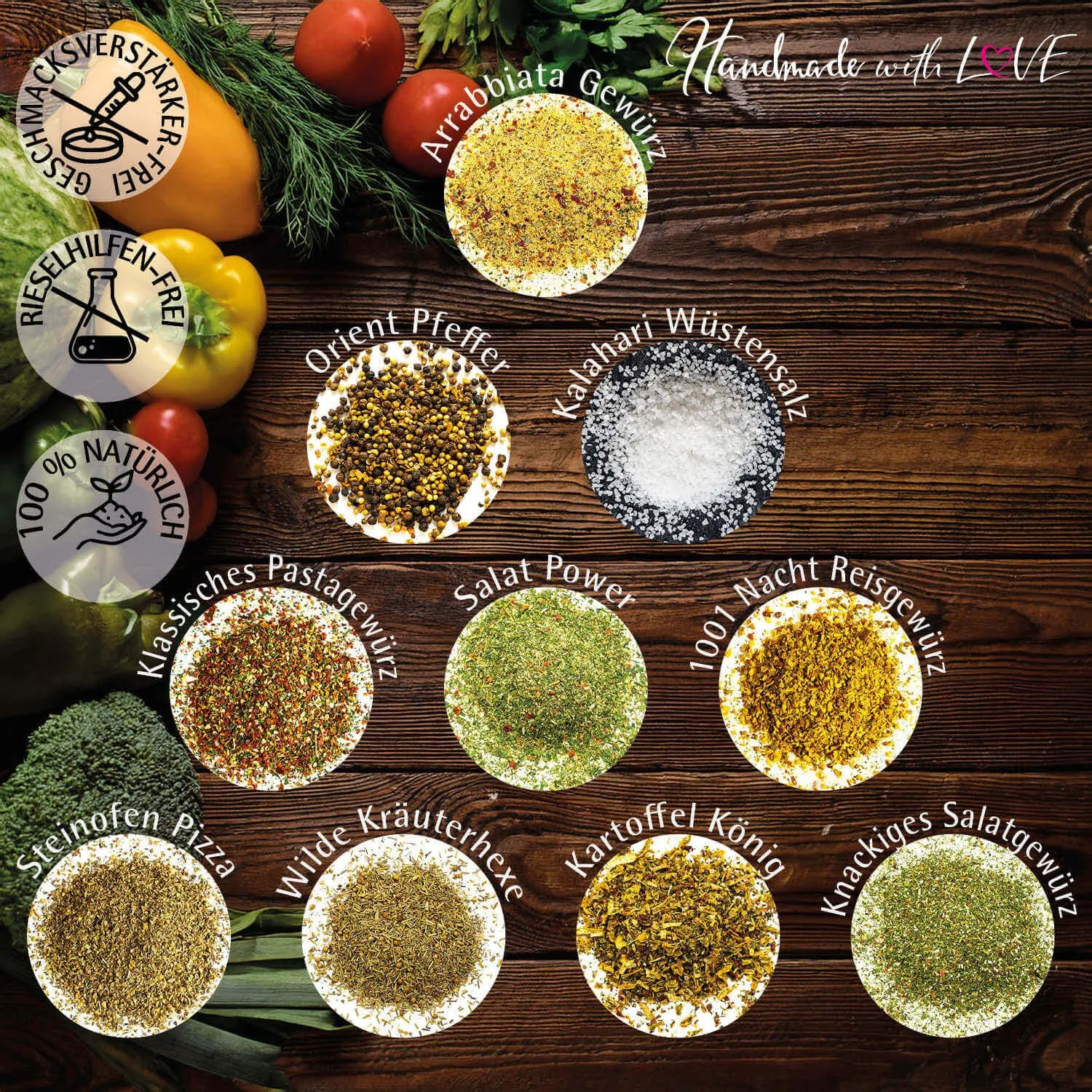 Best of Vegan Veggie - Gewürz-Set, Probierset Aromadosen