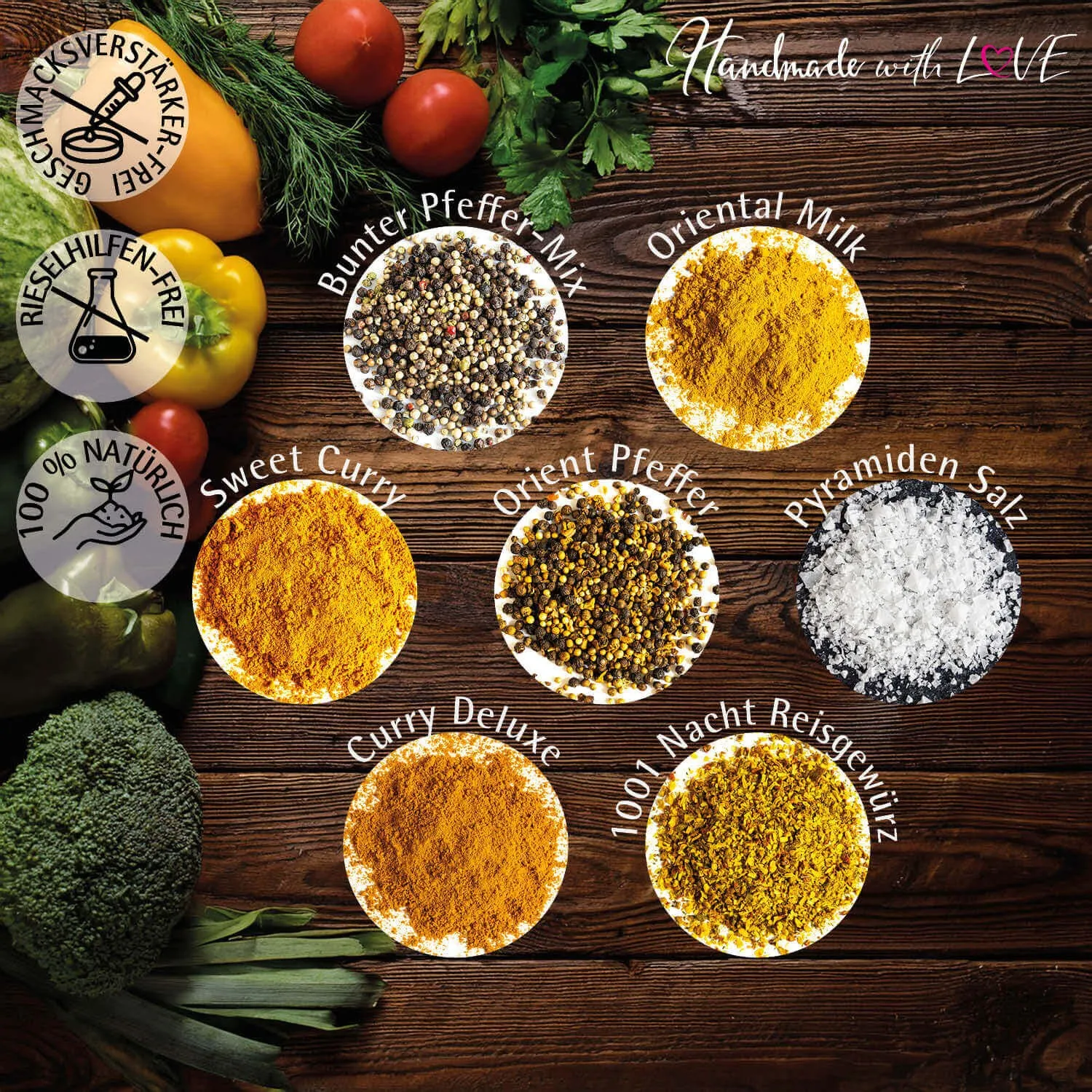 Orientalische Küche - Gewürz-Set, Probierset Aromadosen