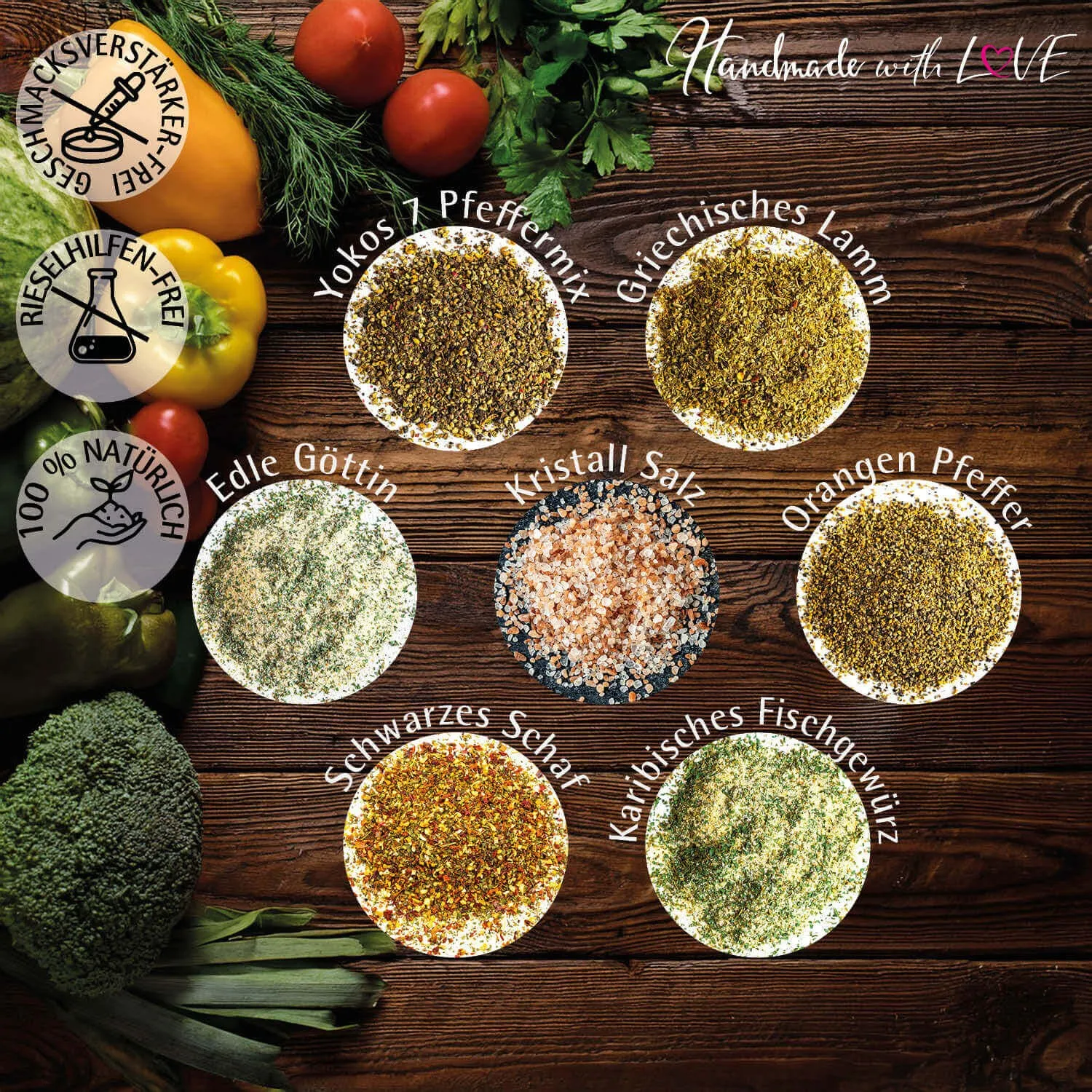 Mediterane Küche - Gewürz-Set, Probierset Aromadosen