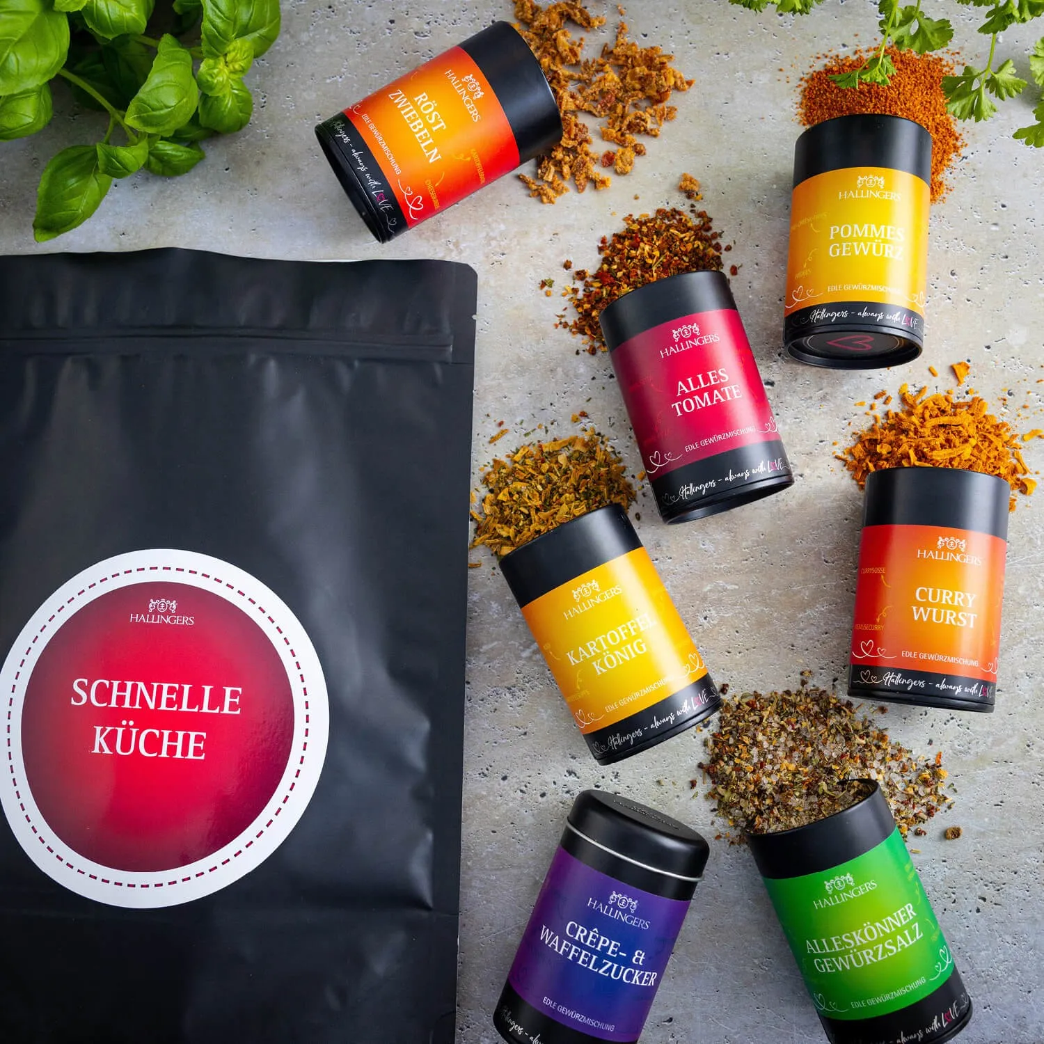 GEWÜRZ SET MIT TRAGETASCHE - Selektion unserer Besten als exklusives Gourmet-Probierset in edlen Aromadosen & stilvoller Tragetasche. Die besondere Geschenkidee für Feinschmecker, Hobbyköche & genussvolle Geschmacksmomente