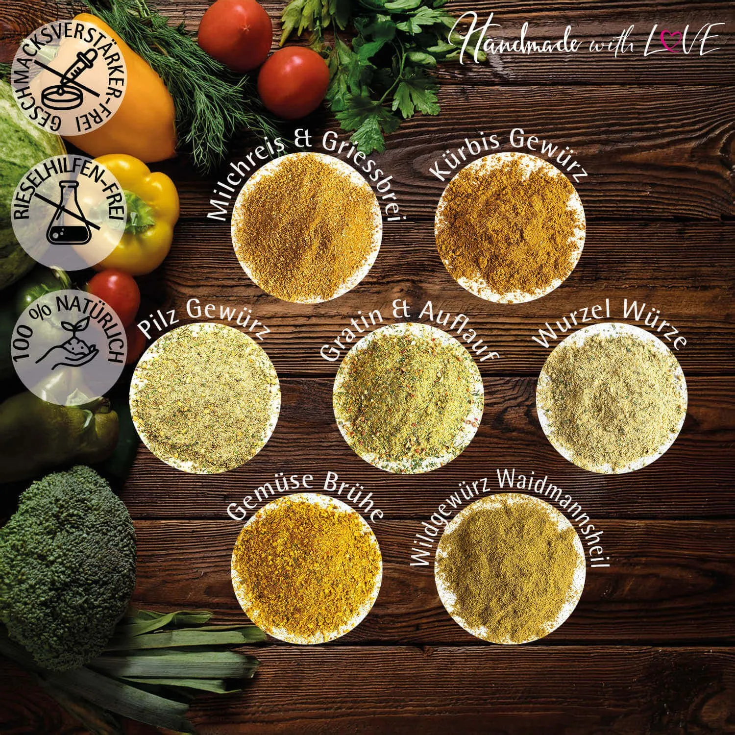 Herbstküche - Gewürz-Set, Probierset Aromadosen