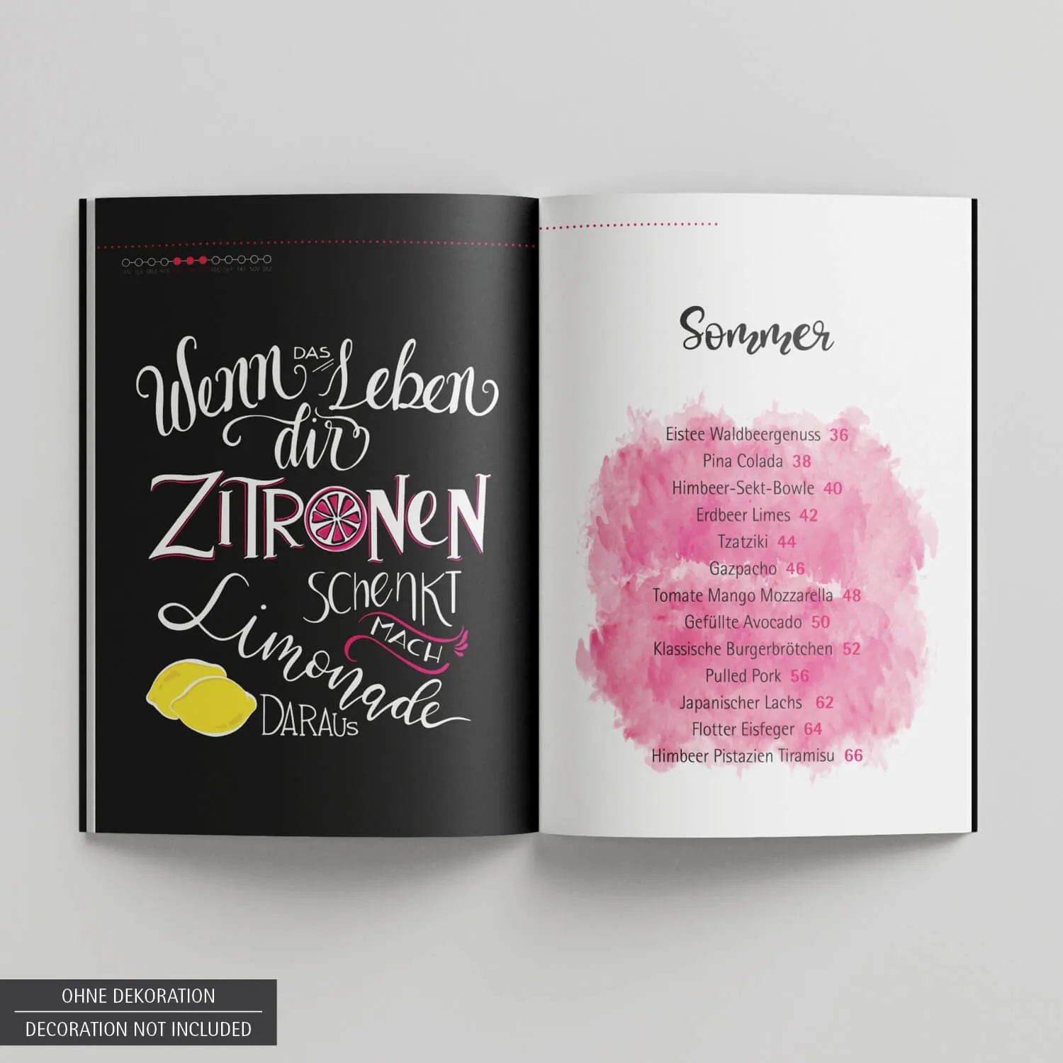 Happiness is handmade - Kochbuch, liebevolle Rezepte & Tipps