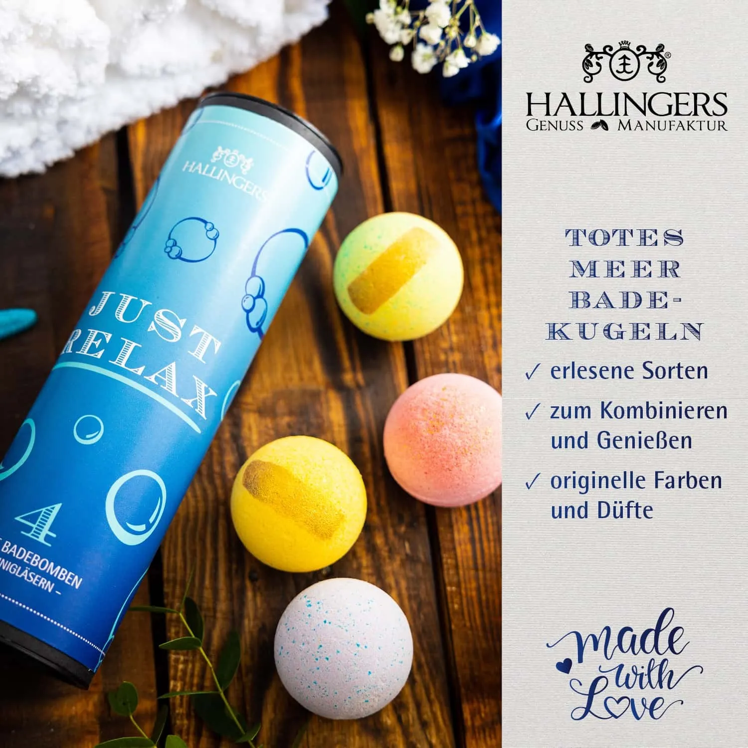 BESONDERS STATT GEWÖHNLICH - Edition \Just Relax\: Schluss mit Geschenksets, die nur durch ihre Verpackung beeindrucken - der Unterschied zeigt sich, wo jede Badebombe ein eigenes Spa-Erlebnis voller Duft & Entspannung schafft