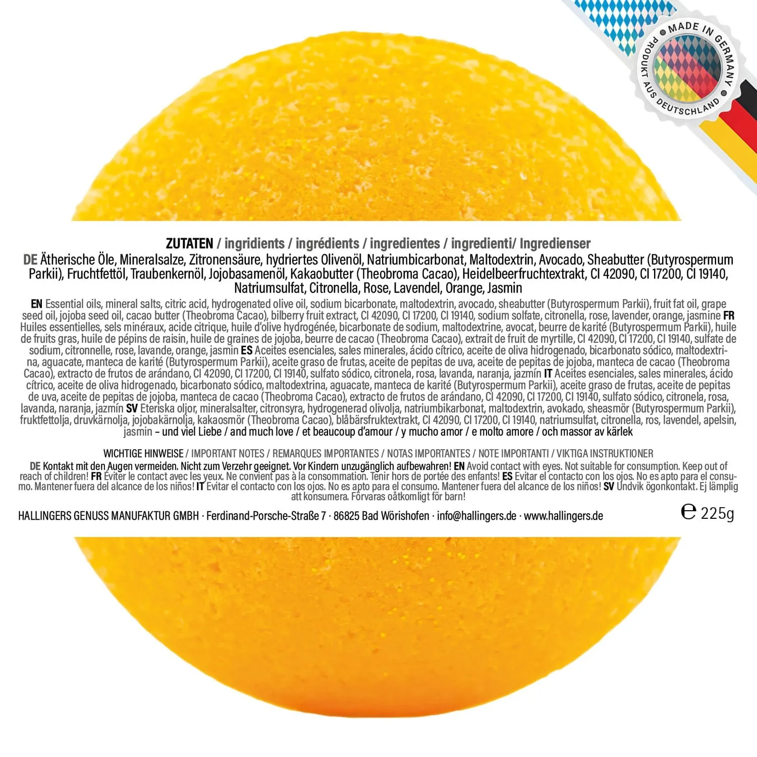 Frohes Fest - Bath Bombs - Orange - Badebomben-Set, 5 Badekugeln Bath Bomb