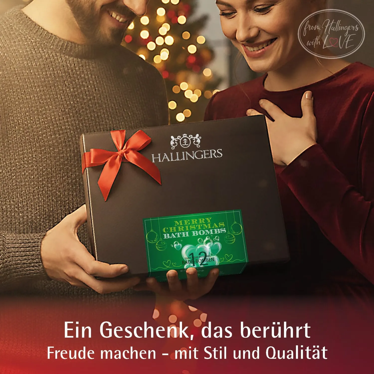 Merry Christmas - Bath Bombs - Green - Badebomben-Set, 12 Badekugeln Bath Bomb