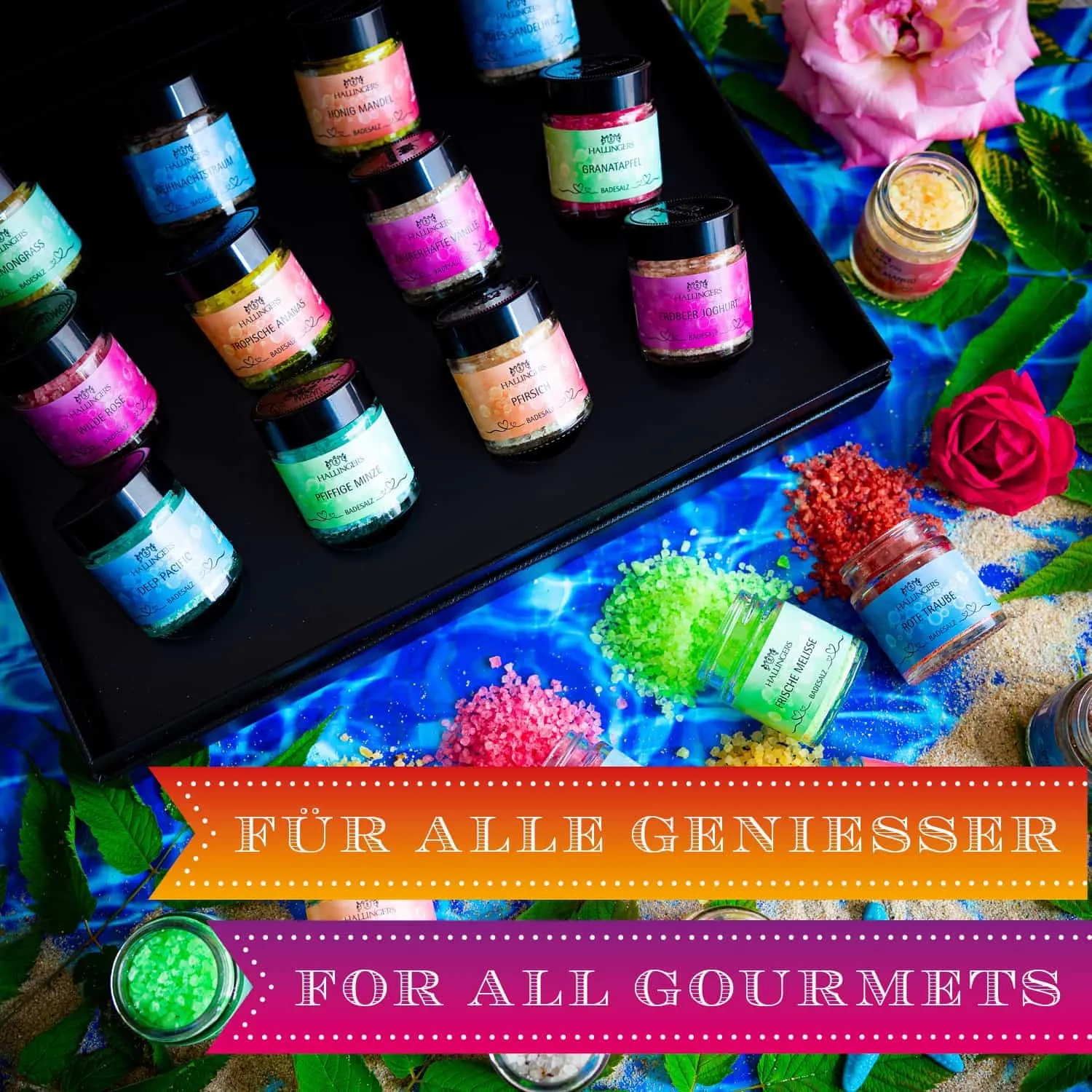 BESONDERS STATT GEWÖHNLICH - Edition \Frohe Ostern - Pink\: Vergiss beliebige Badesalz-Sets voller austauschbarer Düfte - echte Wohlfühlmomente entstehen, wo jede Mischung durch Charakter, Qualität und besondere Duftwelten überzeugt