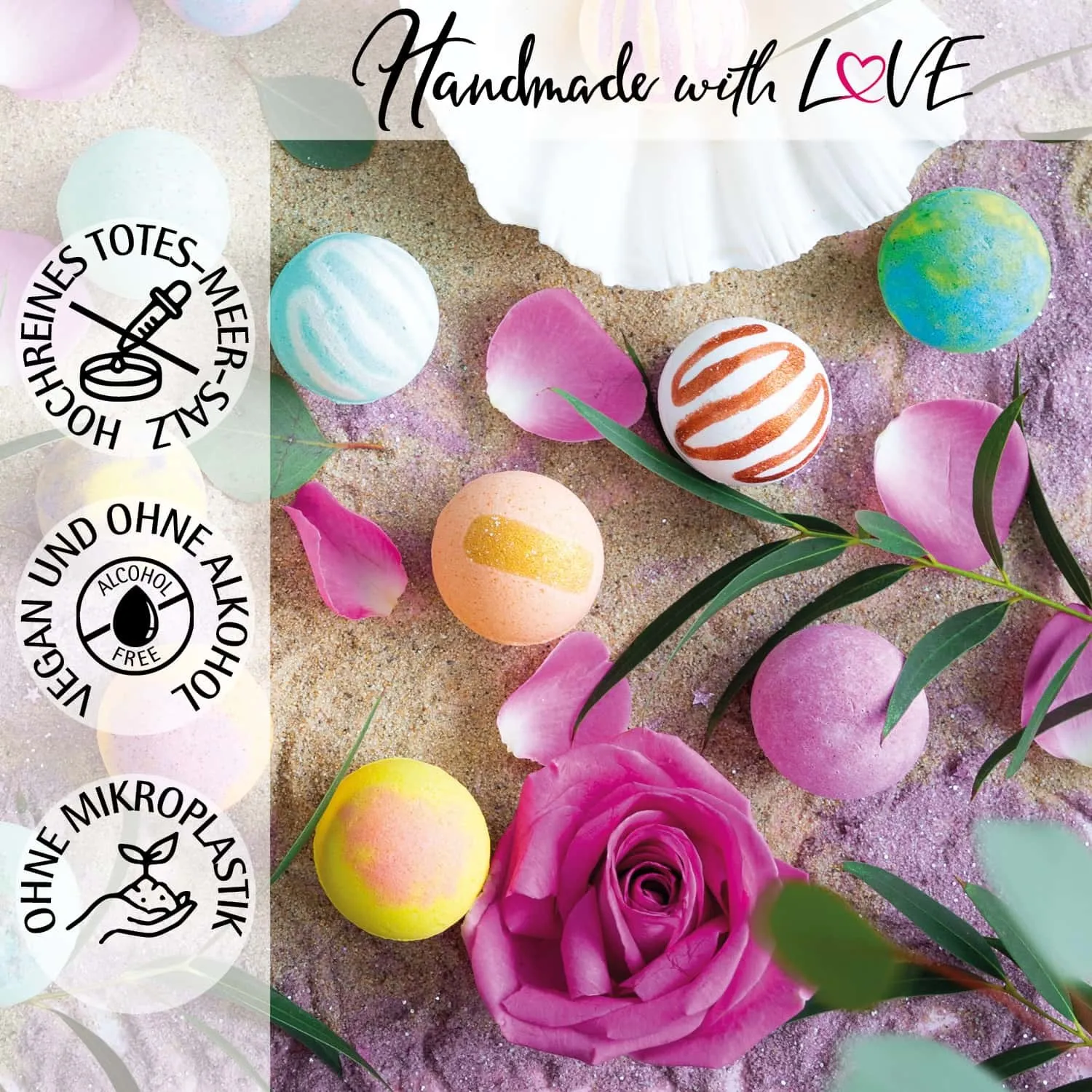 Frohe Ostern - Badebomben-Set, 24 Badekugeln Bath Bomb