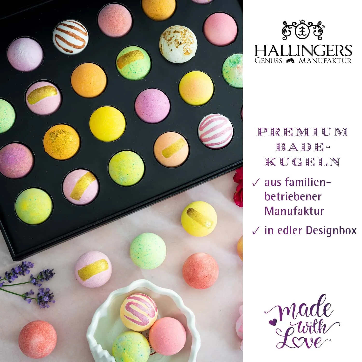 BESONDERS STATT GEWÖHNLICH - Edition \Für Mama\: Schluss mit Geschenksets, die nur durch ihre Verpackung beeindrucken - der Unterschied zeigt sich, wo jede Badebombe ein eigenes Spa-Erlebnis voller Duft & Entspannung schafft