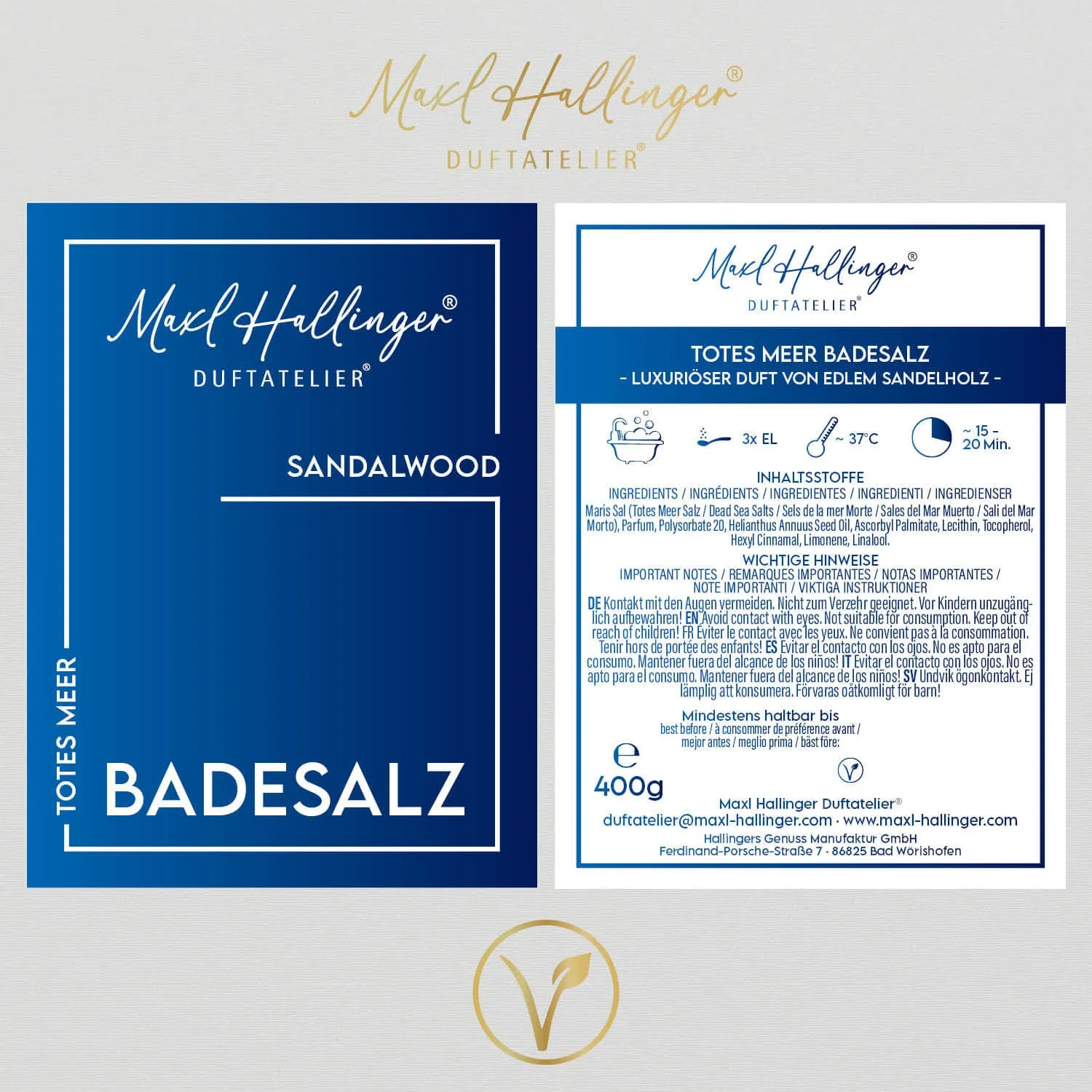 Sandalwood - Badesalze, Badezusatz Totes Meer
