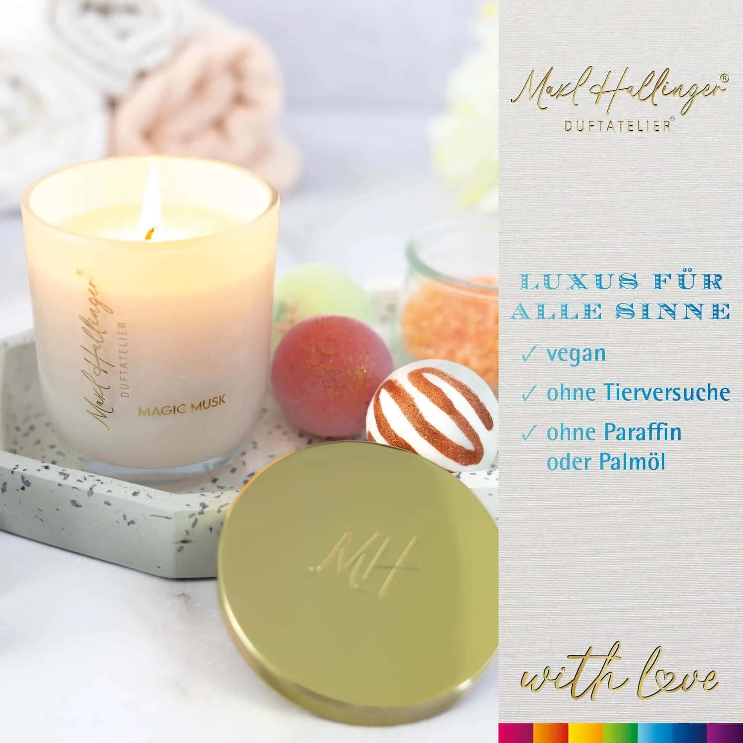 GÖNN DIR ETWAS BESONDERES - Edition \Magic Musk\: Vergiss Duftkerzen, die nur beim Anzünden überzeugen - echte Wohlfühlatmosphäre entsteht, wo hochwertige Duftkompositionen, Qualität und Charakter wichtiger sind als Massenware