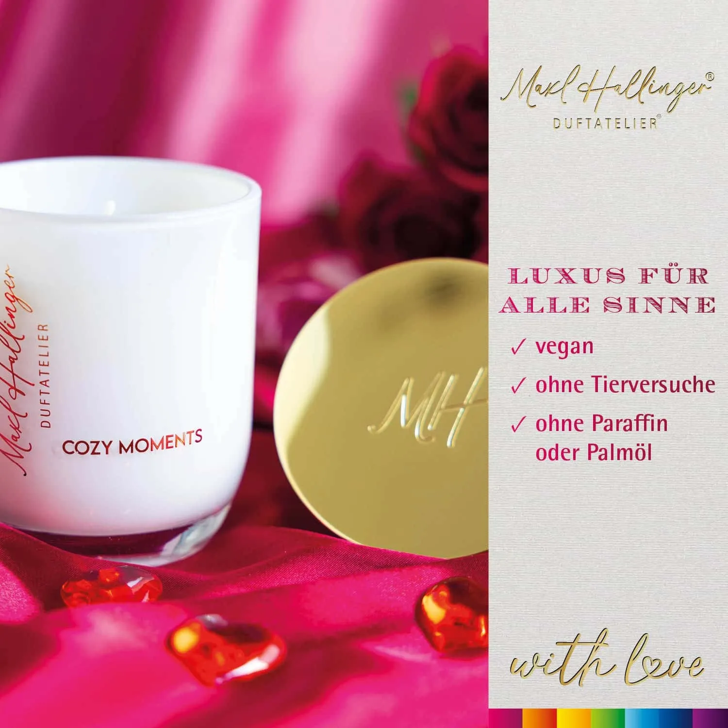 GÖNN DIR ETWAS BESONDERES - Edition \Zum Valentinstag purple\: Vergiss Duftkerzen, die nur beim Anzünden überzeugen - echte Wohlfühlatmosphäre entsteht, wo hochwertige Duftkompositionen, Qualität und Charakter wichtiger sind als Massenware