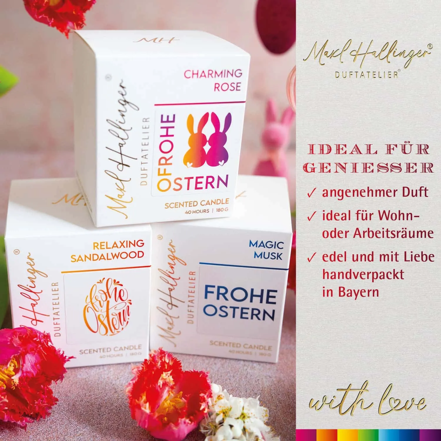 FÜR BESONDERE MENSCHEN & ANLÄSSE - Die besondere Geschenkidee für Frauen, Männer, Freunde, Familie, Kollegen & besondere Lieblingsmenschen. Perfekt für Ostern, das Osternest, den Osterbrunch, frühlingshafte Ostergeschenke & gemeinsame Momente