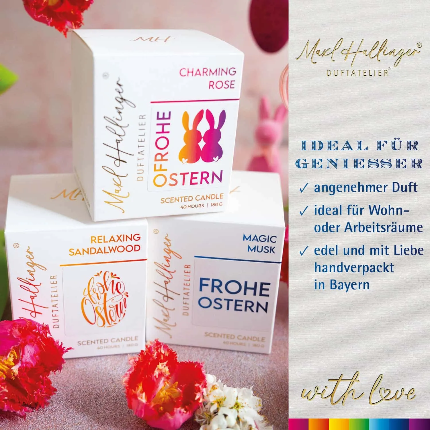 FÜR BESONDERE MENSCHEN & ANLÄSSE - Die besondere Geschenkidee für Frauen, Männer, Freunde, Familie, Kollegen & besondere Lieblingsmenschen. Perfekt für Ostern, das Osternest, den Osterbrunch, frühlingshafte Ostergeschenke & gemeinsame Momente