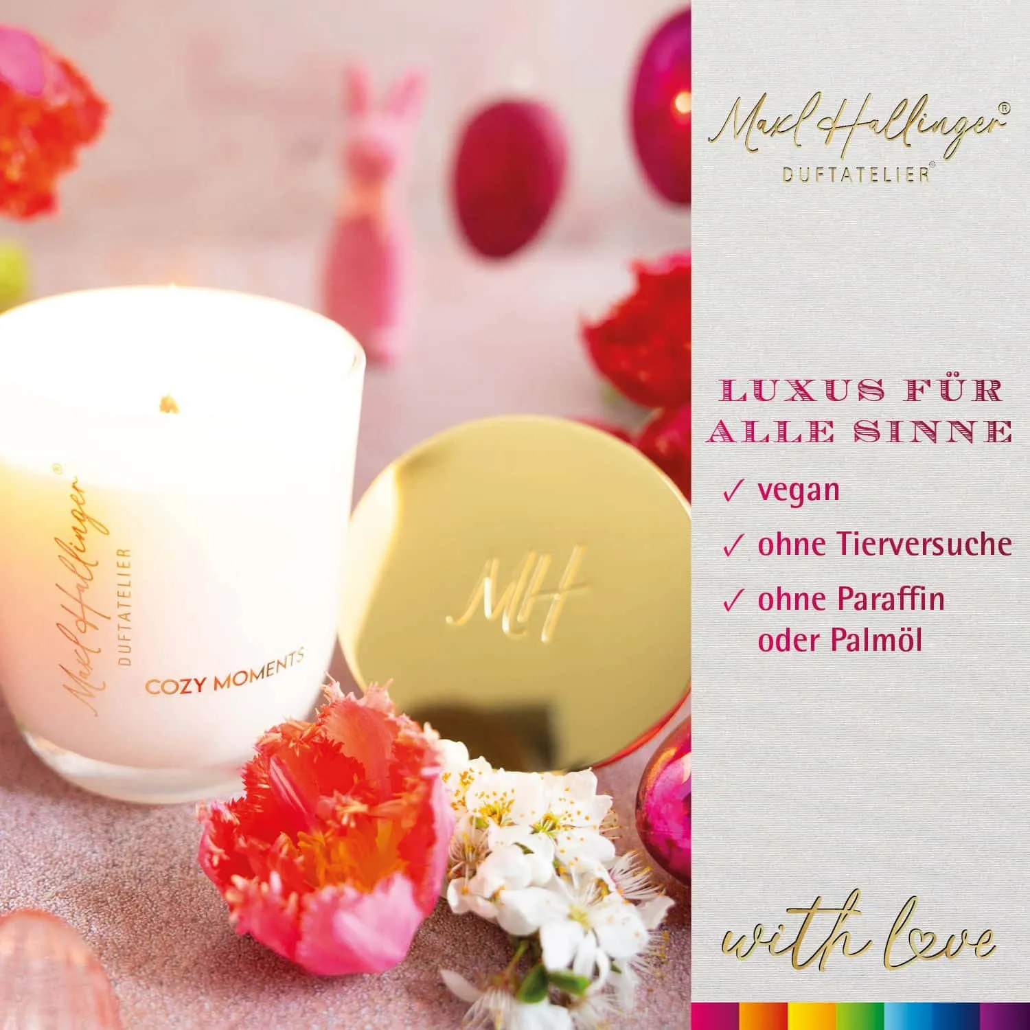 GÖNN DIR ETWAS BESONDERES - Edition \Frohe Ostern süßes Häschen\: Vergiss Duftkerzen, die nur beim Anzünden überzeugen - echte Wohlfühlatmosphäre entsteht, wo hochwertige Duftkompositionen, Qualität und Charakter wichtiger sind als Massenware