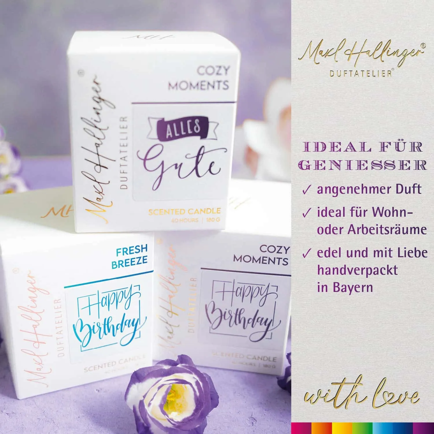 FÜR BESONDERE MENSCHEN & ANLÄSSE - Die besondere Geschenkidee für Frauen, Freundinnen, Mädels, Schwestern & alle besonderen Herzensmenschen. Perfekt zum Geburtstag, Jubiläum, als Überraschungsgeschenk, Mitbringsel & unvergessliche Genussmomente