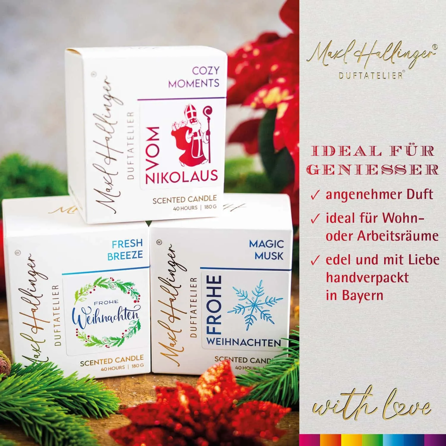 FÜR BESONDERE MENSCHEN & ANLÄSSE - Die besondere Geschenkidee für Frauen, Männer, Freunde, Familie, Kollegen & besondere Lieblingsmenschen. Perfekt für Weihnachten, Nikolaus, Winter, Advent, festliche Überraschungen & besinnliche Genussmomente