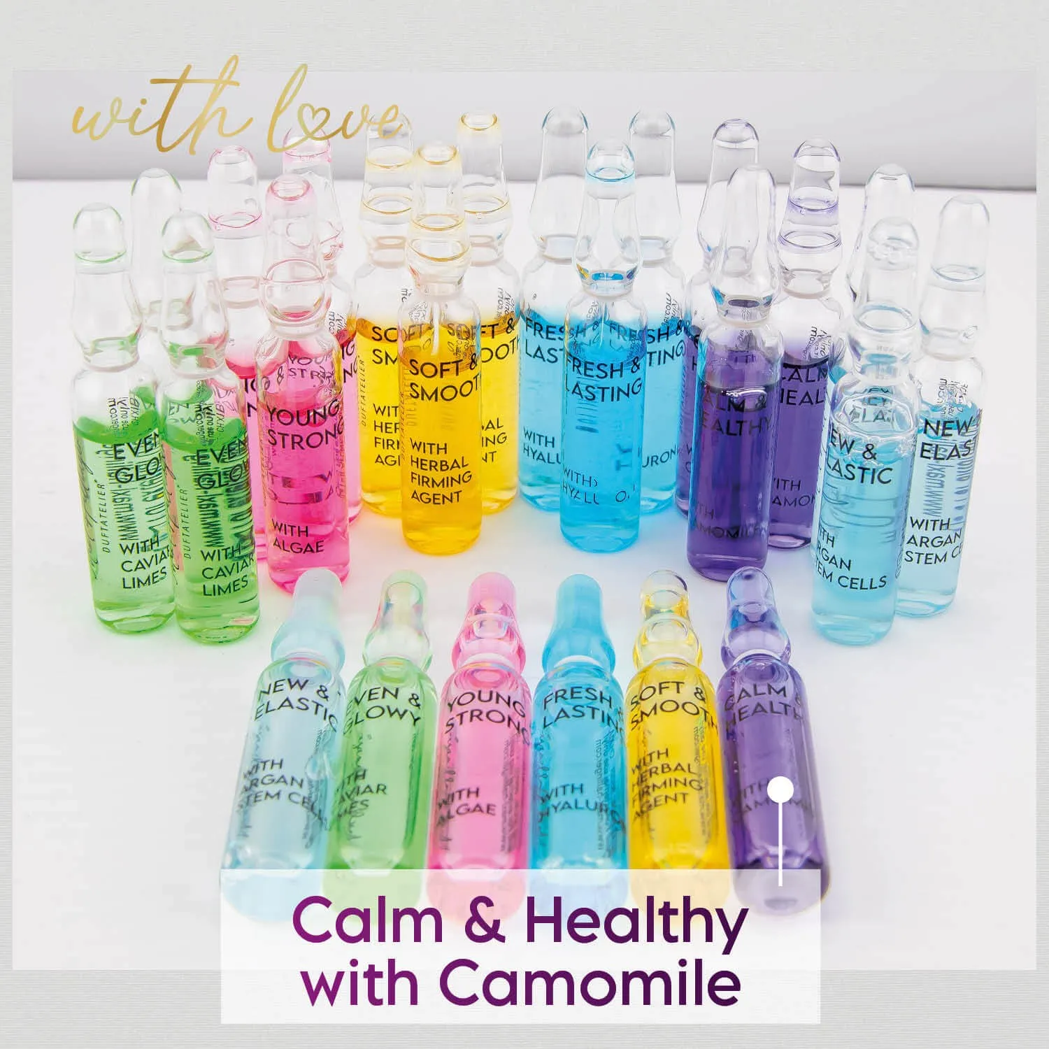 Calm & Healthy (Camomile) - Serum, 1x vegane Gesichtspflege