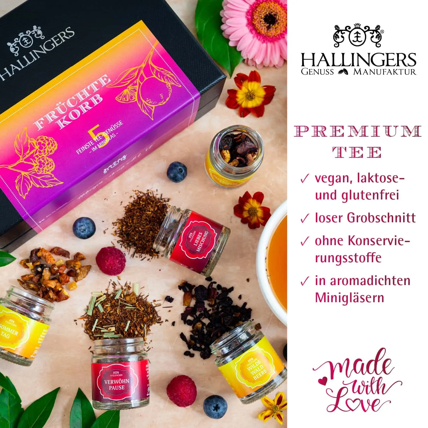 FEINKOST SET ALS XXL-GESCHENKKORB - Exklusive Gourmet-Selektion mit ausgewählten Feinkost-Spezialitäten, stilvoll arrangiert im hochwertigen XXL-Geschenkkorb. Geschenkidee für Feinschmecker, Genießer & genussvolle Überraschungsmomente