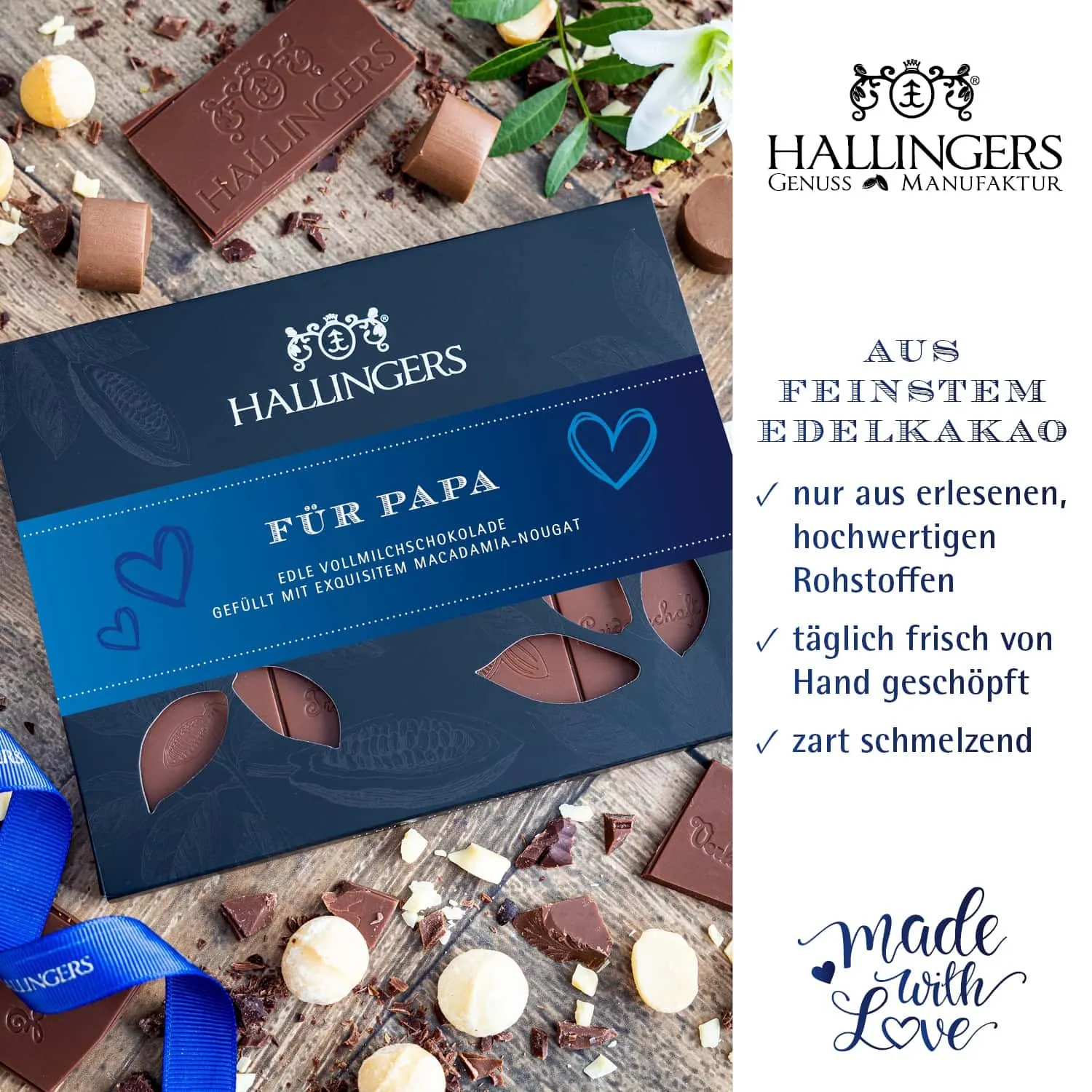 FÜR BESONDERE MENSCHEN & ANLÄSSE - Die besondere Geschenkidee für Papa, Vater, Opa, Schwiegervater, Stiefvater & besondere Herzensmenschen. Perfekt zum Vatertag, als Dankeschön, kleine Aufmerksamkeit & für besondere Genussmomente mit Papa