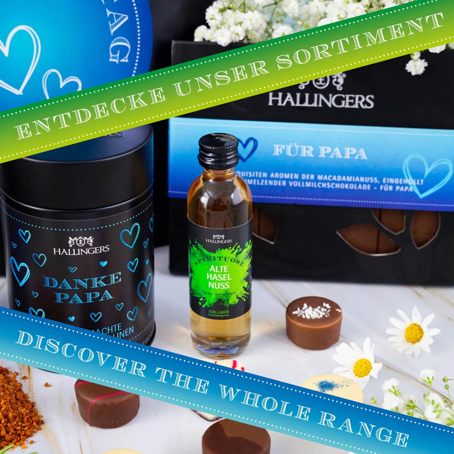 FÜR BESONDERE MENSCHEN & ANLÄSSE - Die besondere Geschenkidee für Papa, Vater, Opa, Schwiegervater, Stiefvater & besondere Herzensmenschen. Perfekt zum Vatertag, als Dankeschön, kleine Aufmerksamkeit & für besondere Genussmomente mit Papa