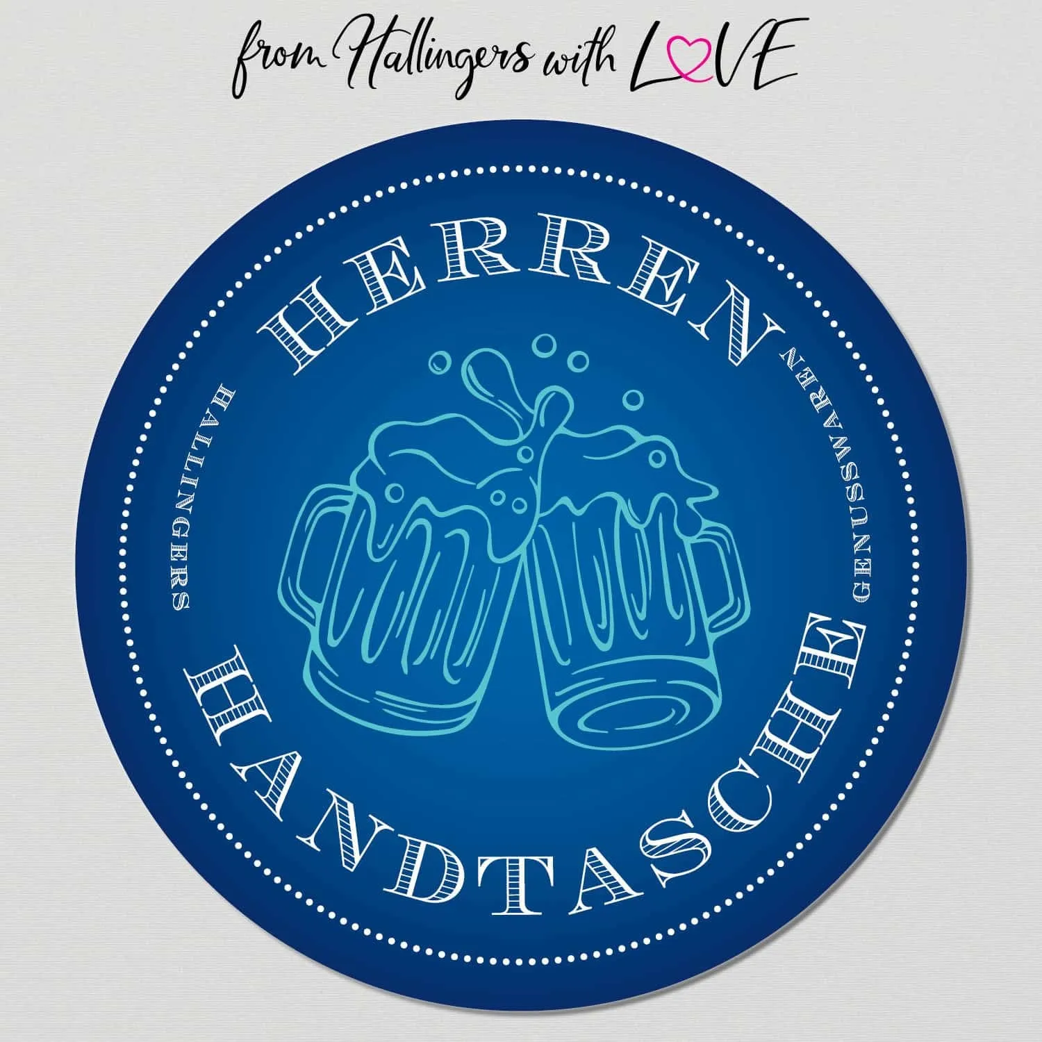 Herrenhandtasche XXL (großes Mitbringsel Haselnusslikör, Gewürz, Biergelée & Nougat-Mandeln) - Feinkost-Set, XXL-Wundertüte Gourmet