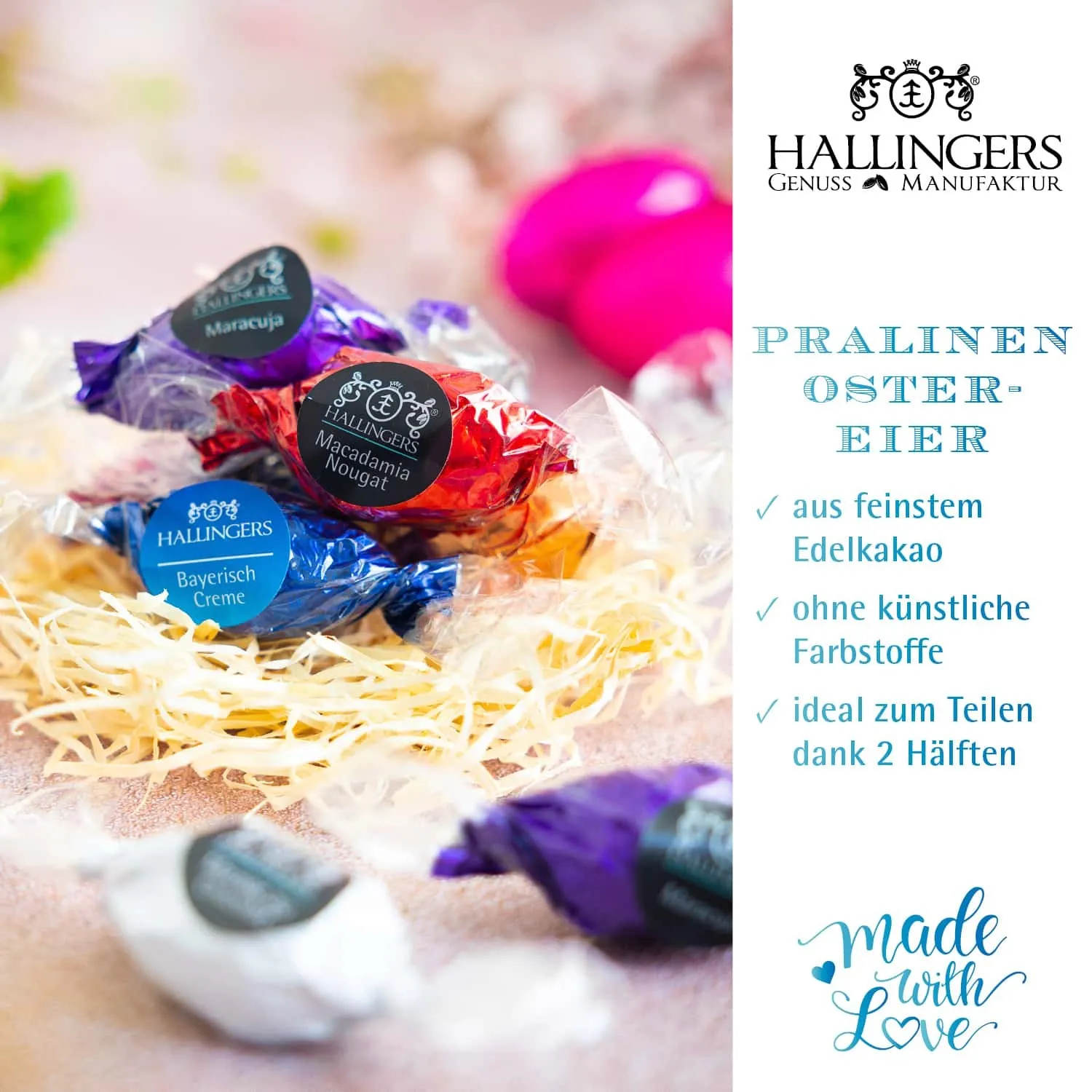 FÜR BESONDERE MENSCHEN & ANLÄSSE - Die besondere Geschenkidee für Frauen, Männer, Freunde, Familie, Kollegen & besondere Lieblingsmenschen. Perfekt für Ostern, das Osternest, den Osterbrunch, frühlingshafte Ostergeschenke & gemeinsame Momente