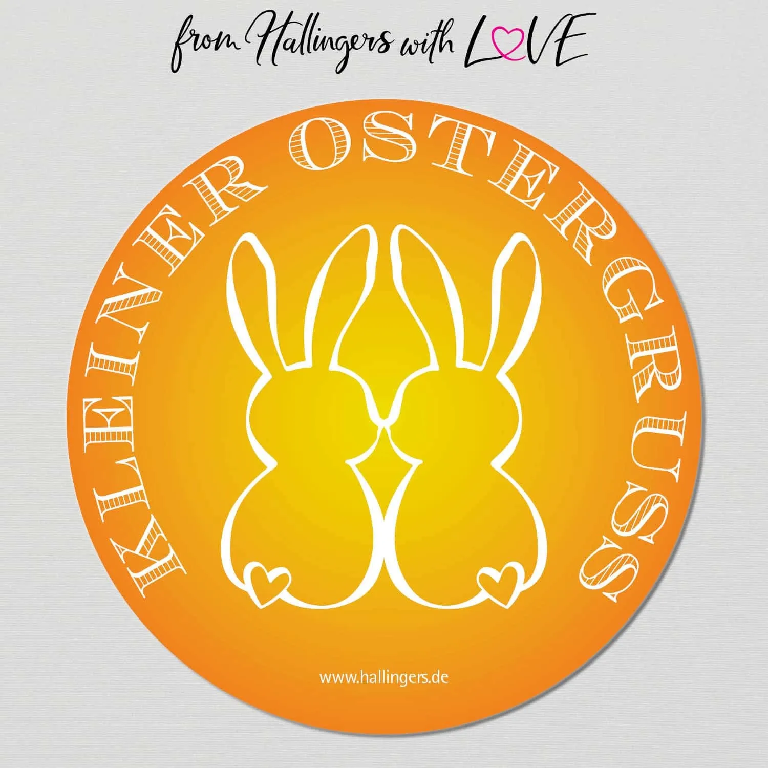 Kleiner Ostergruß orange (kleines Osternest Pralinen-Ostereier & Avocado-Gewürz) - Feinkost-Set, Gourmet-Auswahl Wundertüte