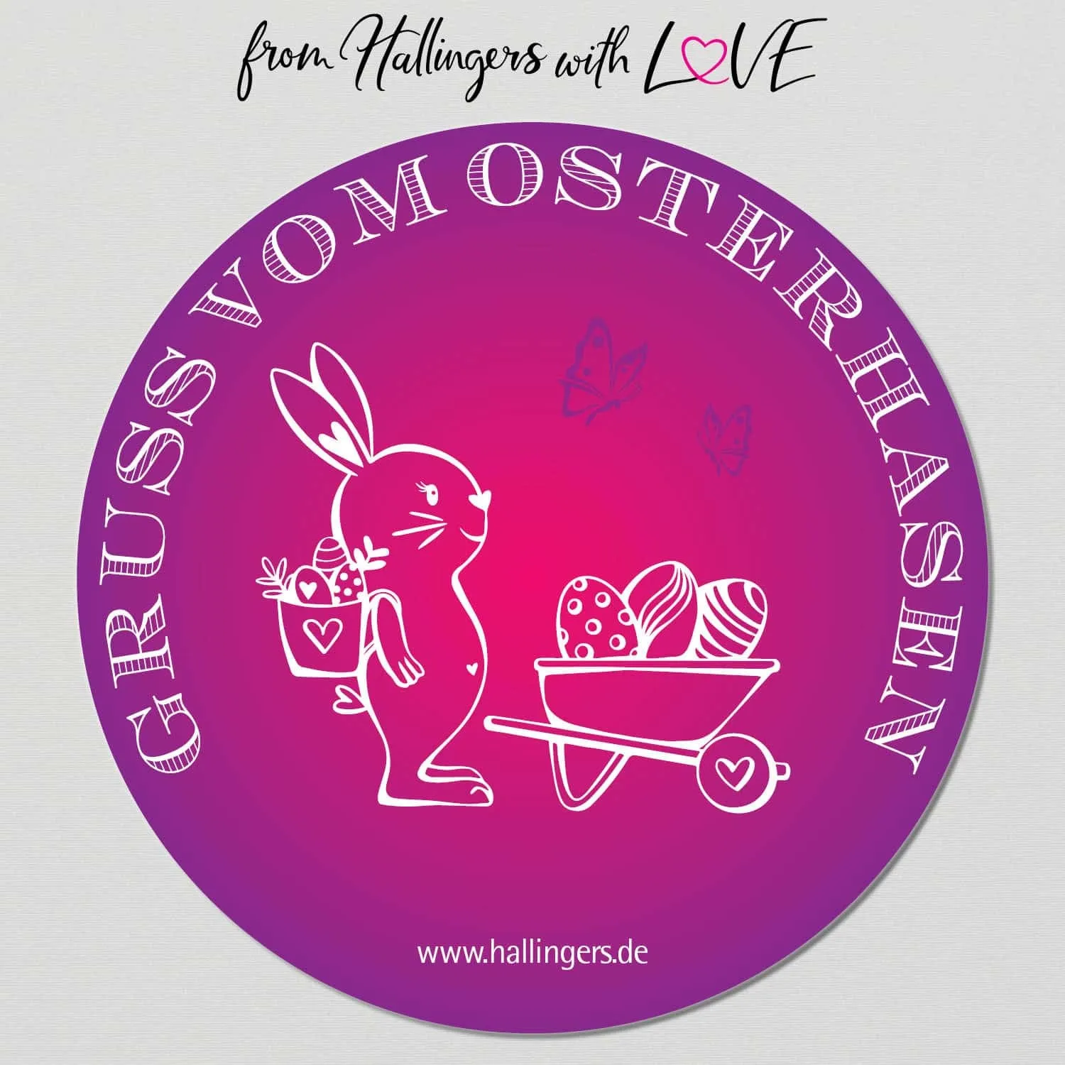 Gruß vom Osterhasen purple XXL (großes Osternest Oster-Schokolade, Eierlikör, Früchtetee & Salz) - Feinkost-Set, XXL-Wundertüte Gourmet