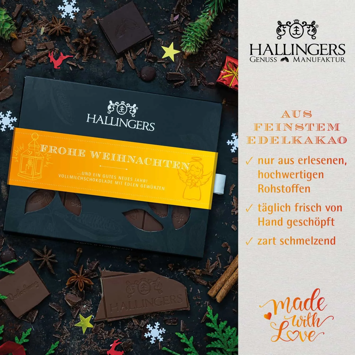 FÜR BESONDERE MENSCHEN & ANLÄSSE - Die besondere Geschenkidee für Frauen, Männer, Freunde, Familie, Kollegen & besondere Lieblingsmenschen. Perfekt für Weihnachten, Nikolaus, Winter, Advent, festliche Überraschungen & besinnliche Genussmomente