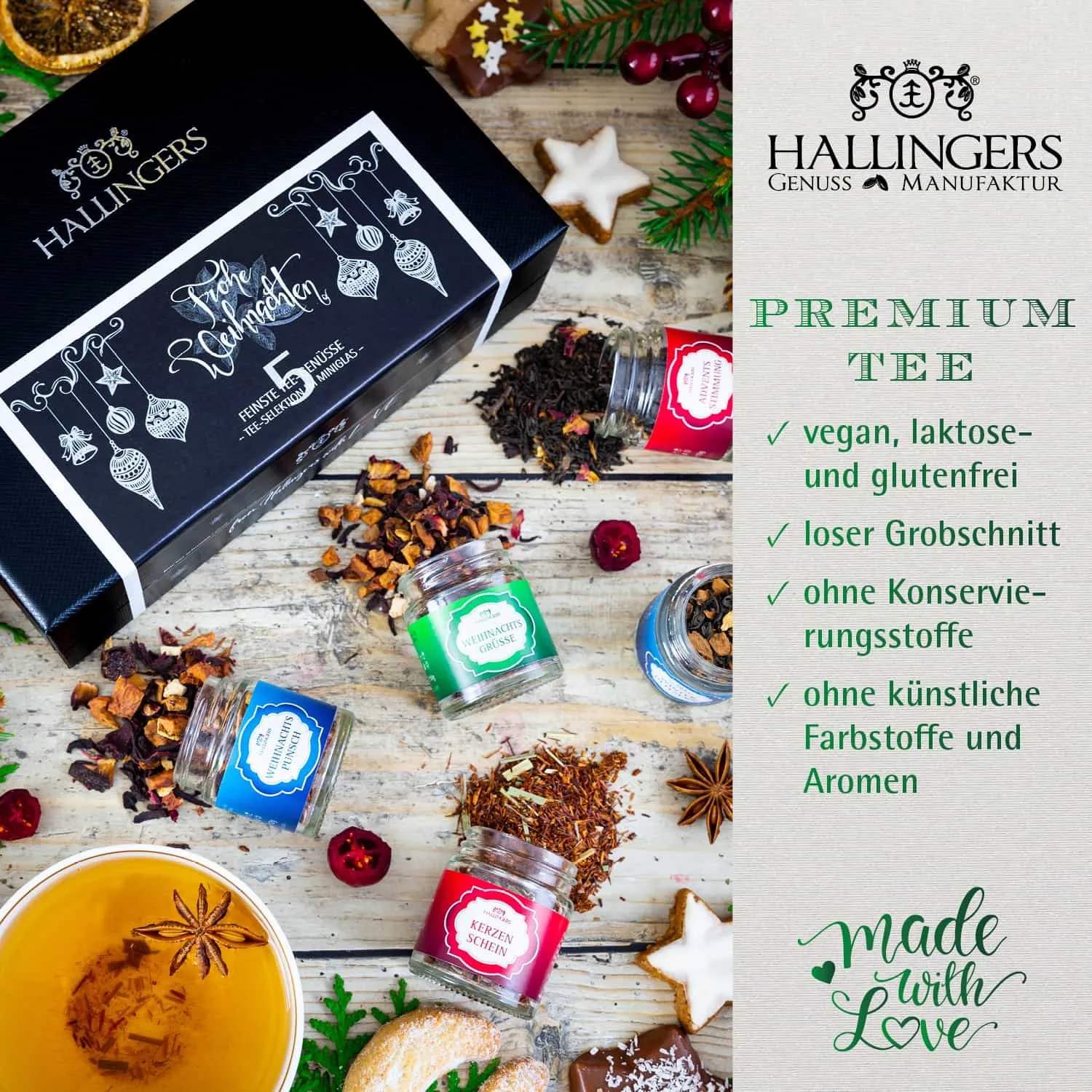 FÜR BESONDERE MENSCHEN & ANLÄSSE - Die besondere Geschenkidee für Frauen, Männer, Freunde, Familie, Kollegen & besondere Lieblingsmenschen. Perfekt für Weihnachten, Nikolaus, Winter, Advent, festliche Überraschungen & besinnliche Genussmomente