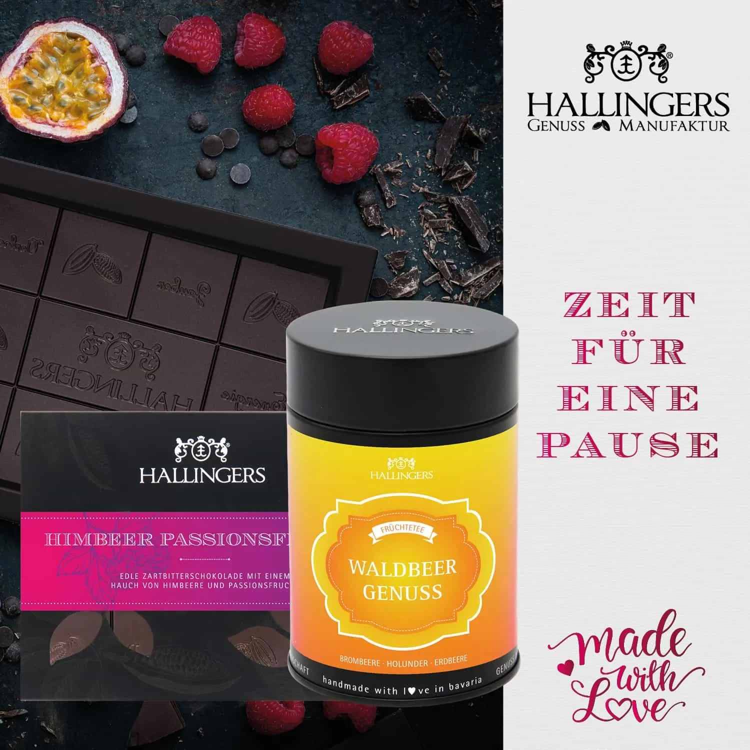 Bread & Breakfast (Selektion Brotbackmix, Kochbuch, Tee, Müsli, Gewürze, Konfitüre & mehr) - Feinkost-Set, XXL-Geschenkkorb Gourmet