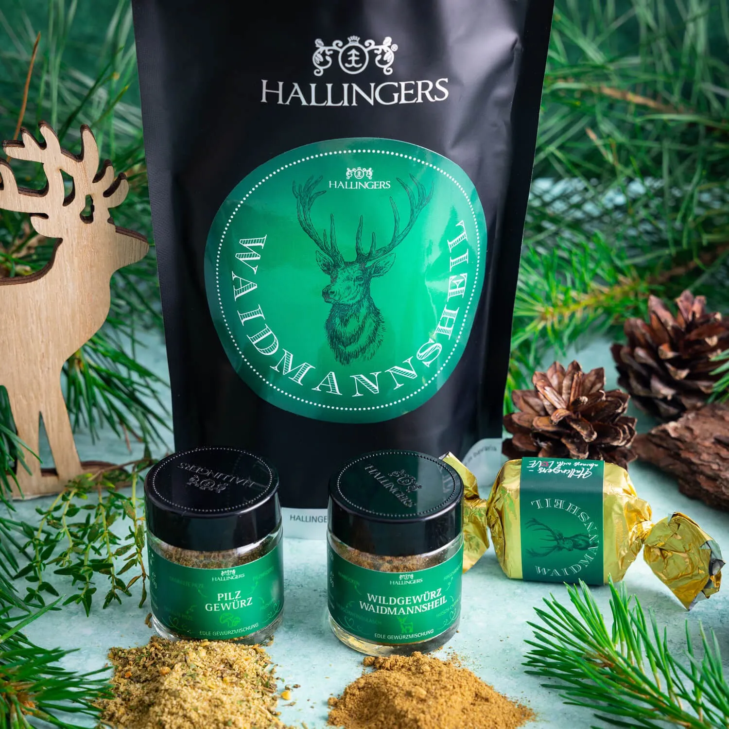 FEINKOST SET IN DER WUNDERTÜTE - Exklusive Gourmet-Selektion mit ausgewählten Feinkost-Spezialitäten, stilvoll verpackt in einer hochwertigen Wundertüte. Die besondere Geschenkidee für Feinschmecker, Genießer & genussvolle Überraschungsmomente