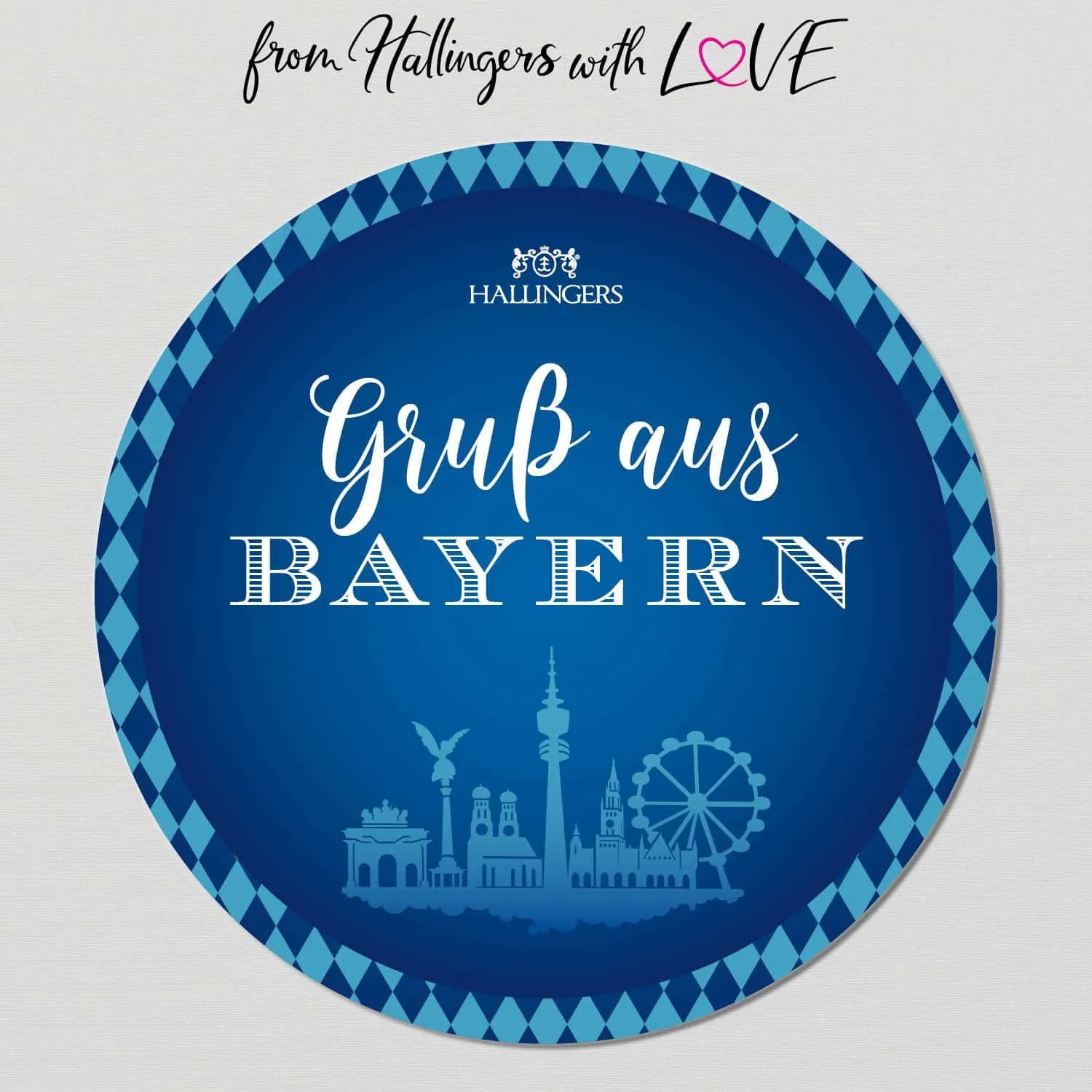 Gruß aus Bayern (kleines Mitbringsel zünftig Kräutertee, Hendl- & Kräuterbuttergewürz) - Feinkost-Set, Gourmet-Auswahl Wundertüte