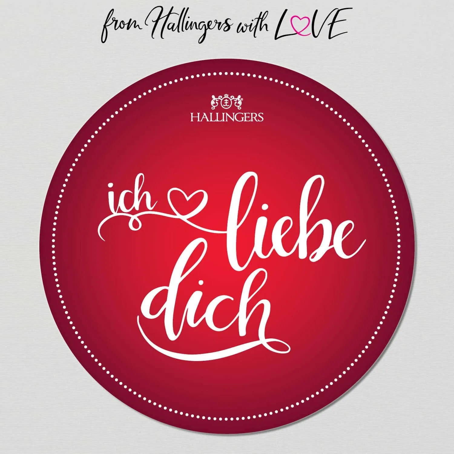 Ich liebe Dich (kleiner Liebesgruß mit Nougat-Busserl, Kräutertee & Pastagewürz) - Feinkost-Set, Gourmet-Auswahl Wundertüte