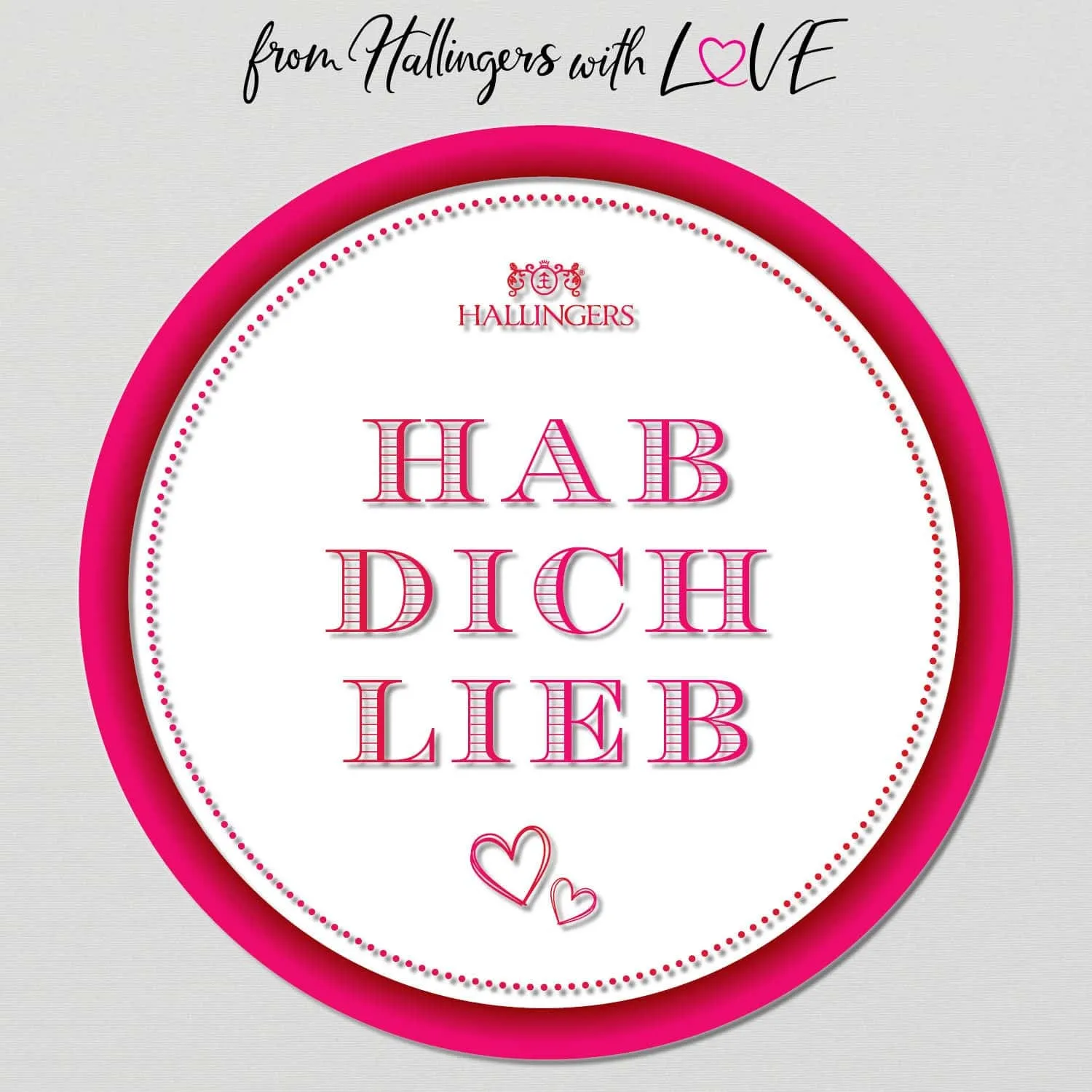 Hab Dich lieb XXL (großer Liebesgruß Konfitüre, Tee, Nougat-Busserl, Mandeln, Schoki & mehr) - Feinkost-Set, XXL-Wundertüte Gourmet