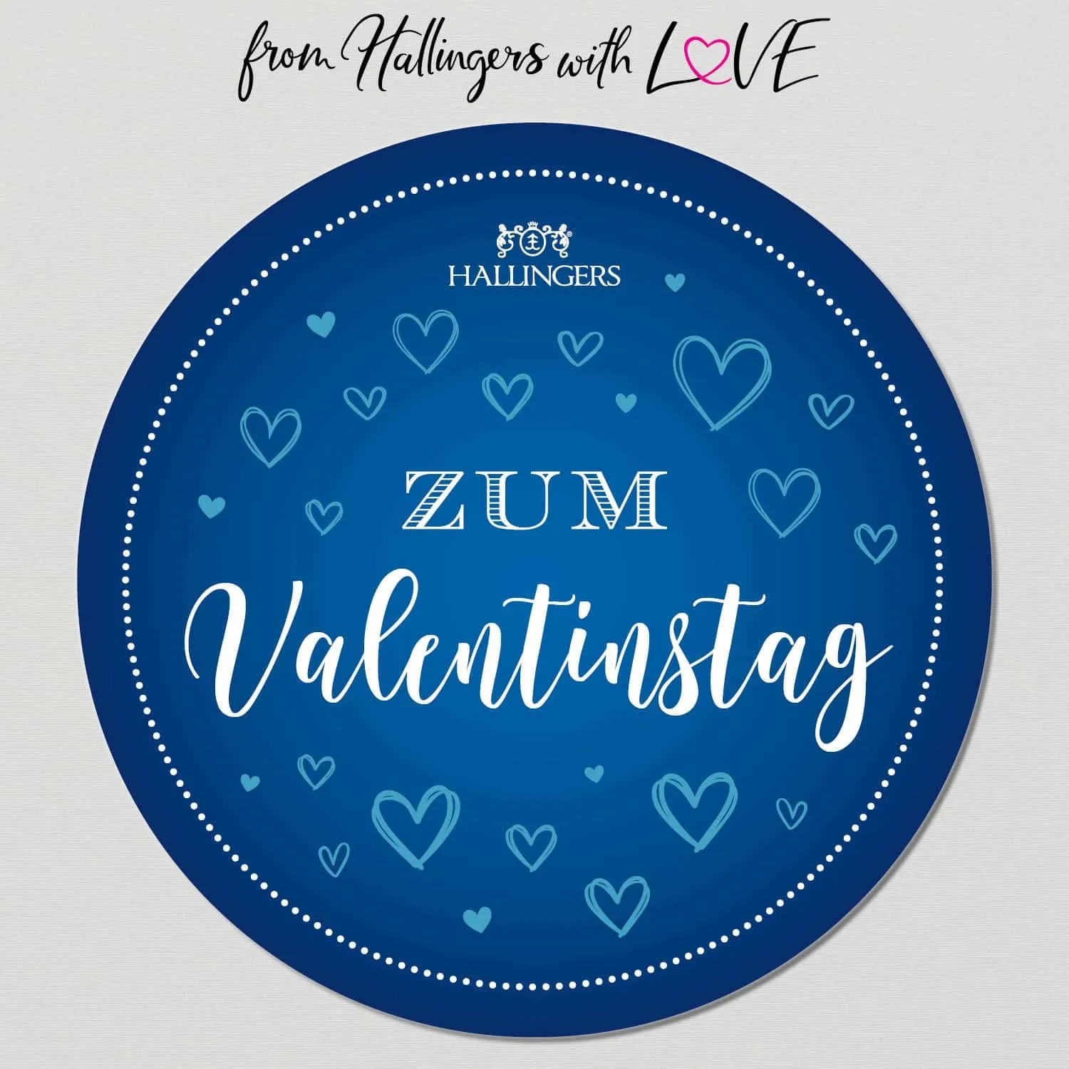 Zum Valentinstag blue XXL (großer Liebesgruß Haselnuss-Likör Nougat Pralinen Schokolade & Gewürz) - Feinkost-Set, XXL-Wundertüte Gourmet