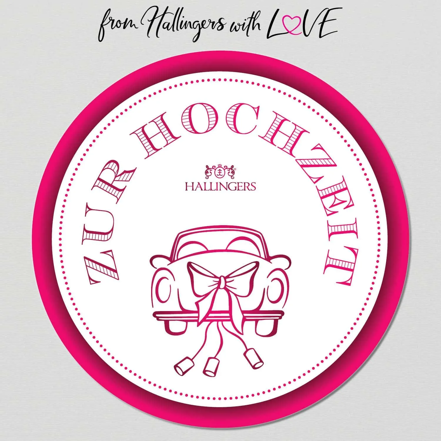 Zur Hochzeit XXL (großer Liebesgruß Konfitüre, Nougat-Busserl, Mandeln & Tafel Schokolade) - Feinkost-Set, XXL-Wundertüte Gourmet