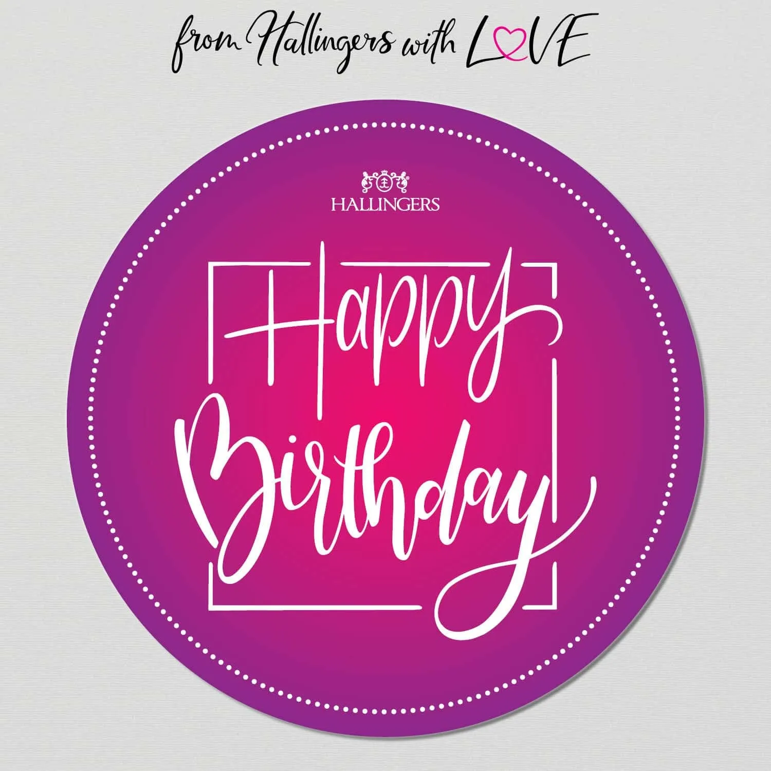 Happy Birthday pink (kleiner Geburtstagsgruß Nougat-Busserl Gewürz & Konfitüre) - Feinkost-Set, Gourmet-Auswahl Wundertüte