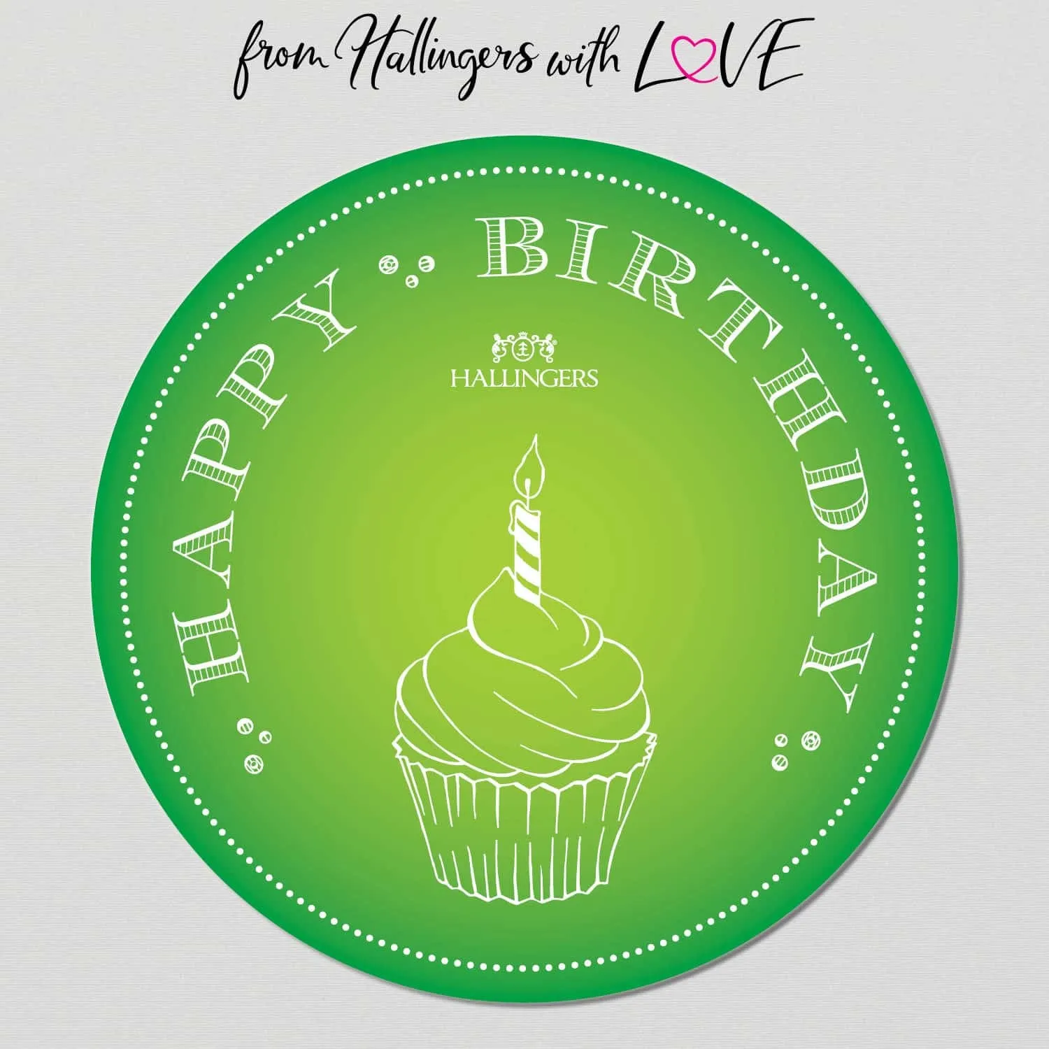 Happy Birthday green (kleiner Geburtstagsgruß NougatBusserl Steak- & Grill-Gewürz) - Feinkost-Set, Gourmet-Auswahl Wundertüte